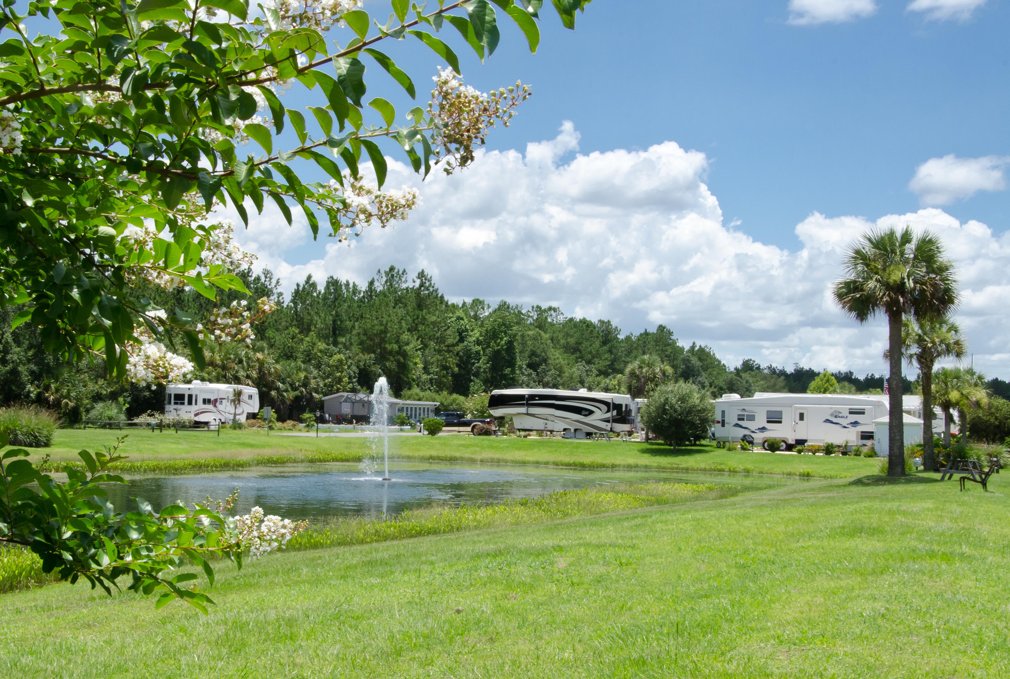 Town Park at Wilderness RV Resorts At Silver Springs in Ocala, Florida