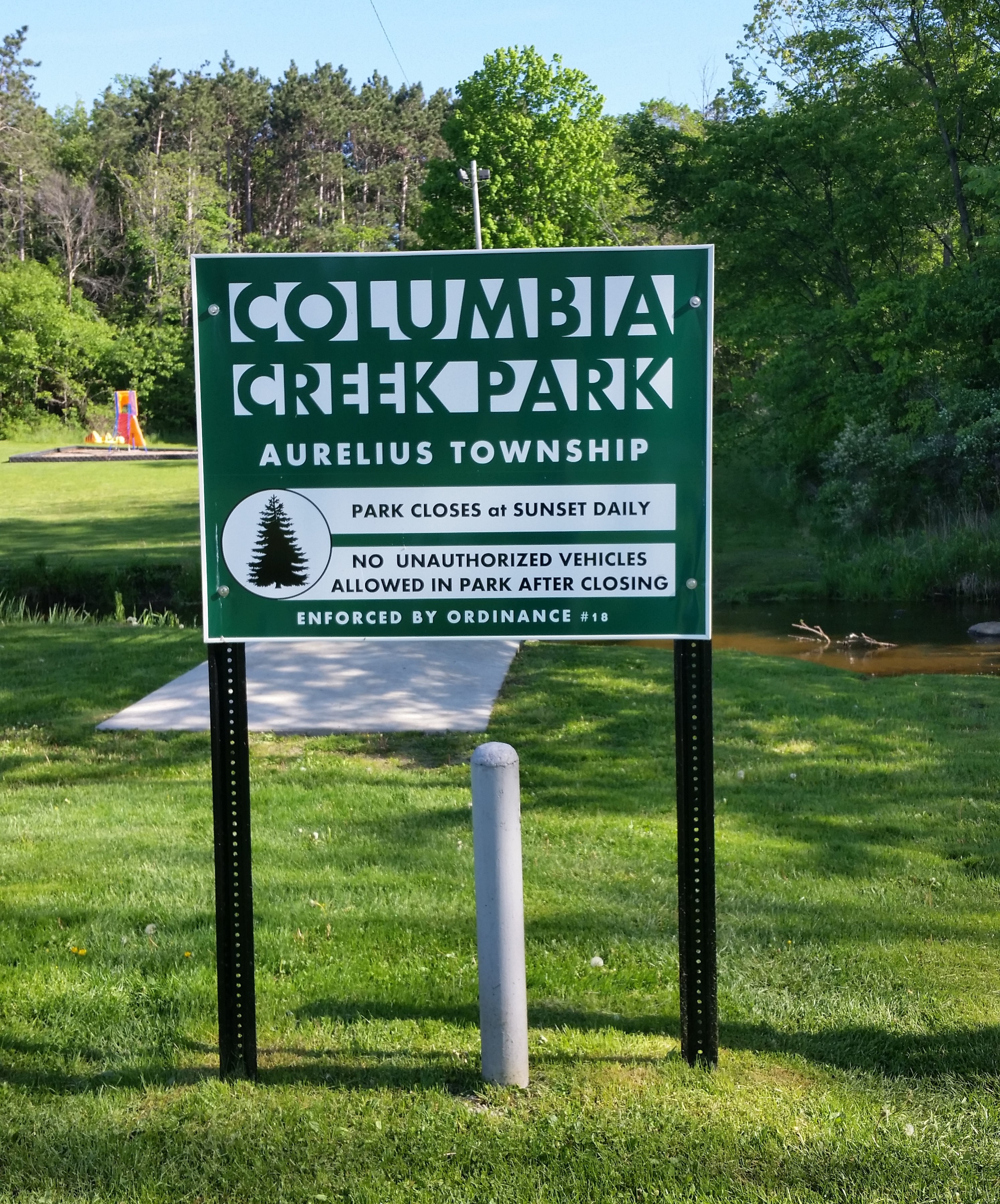 Aurelius Township > SERVICES > Parks > Columbia Creek Park