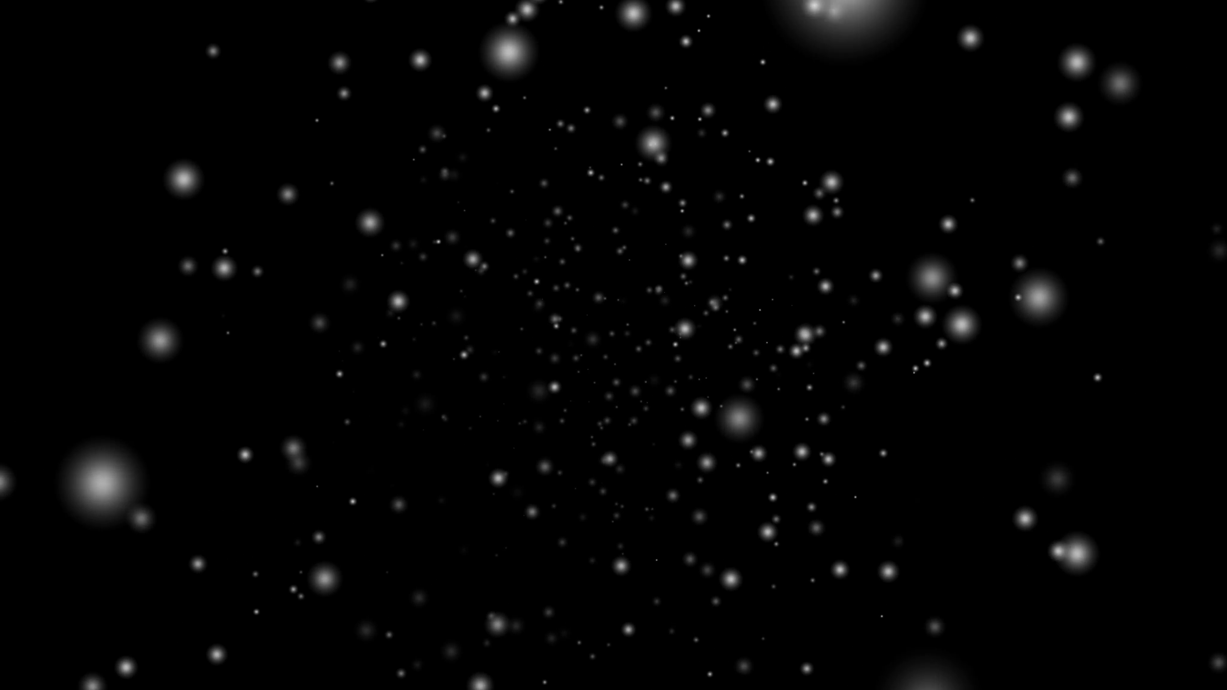 flying through animated dust particles. Animated white dust ...