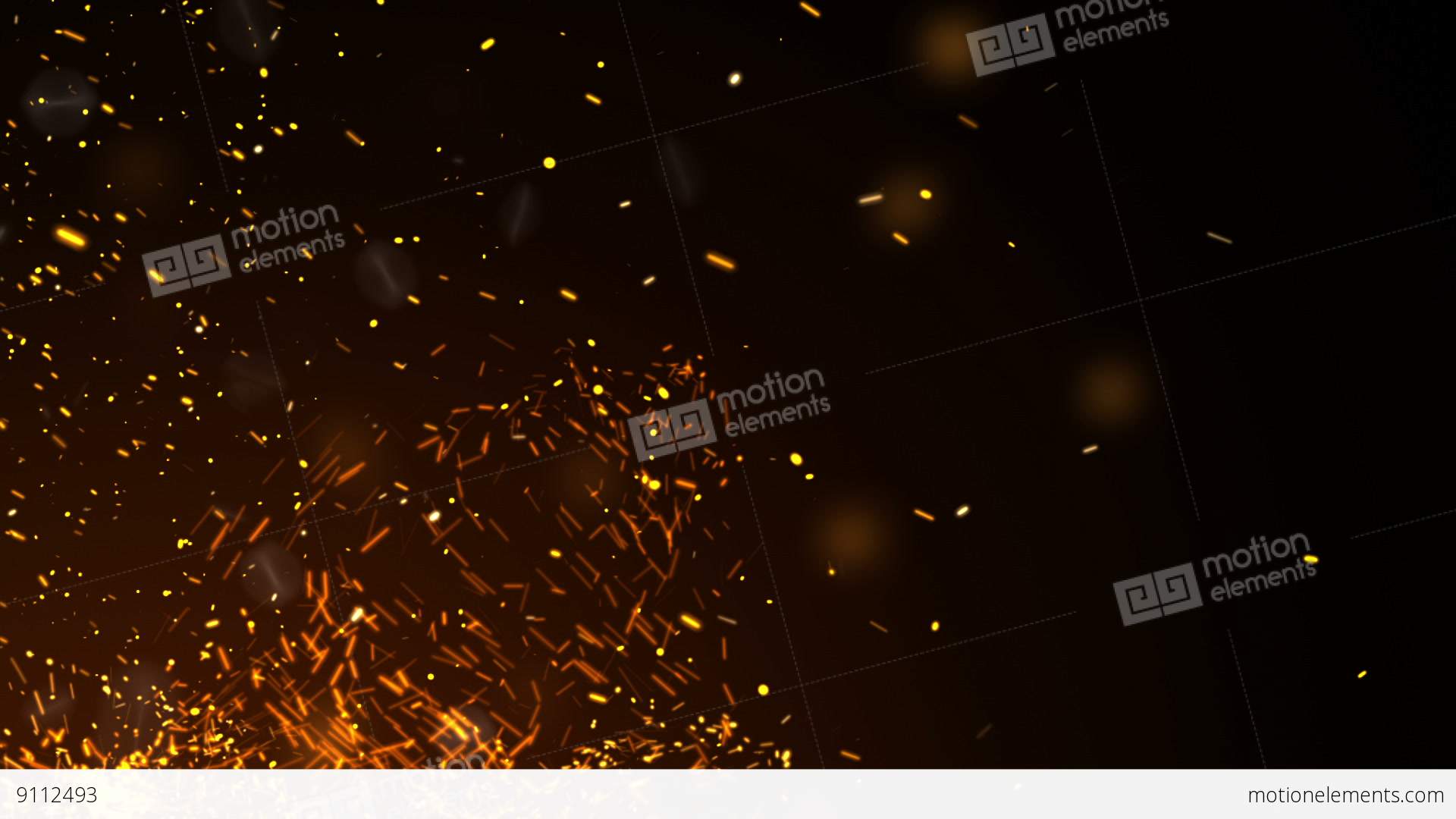 Fire Sparks And Particles Stock Animation | 9112493