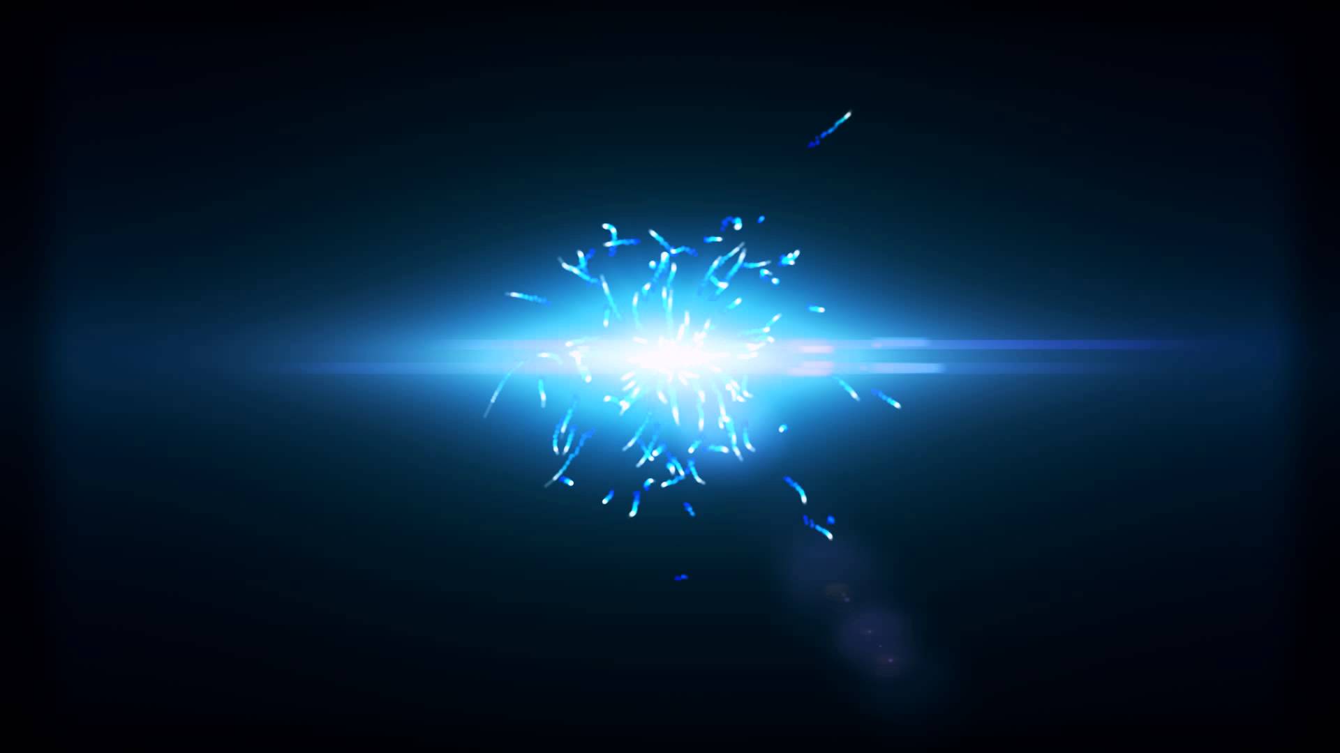 Blue Particles - YouTube