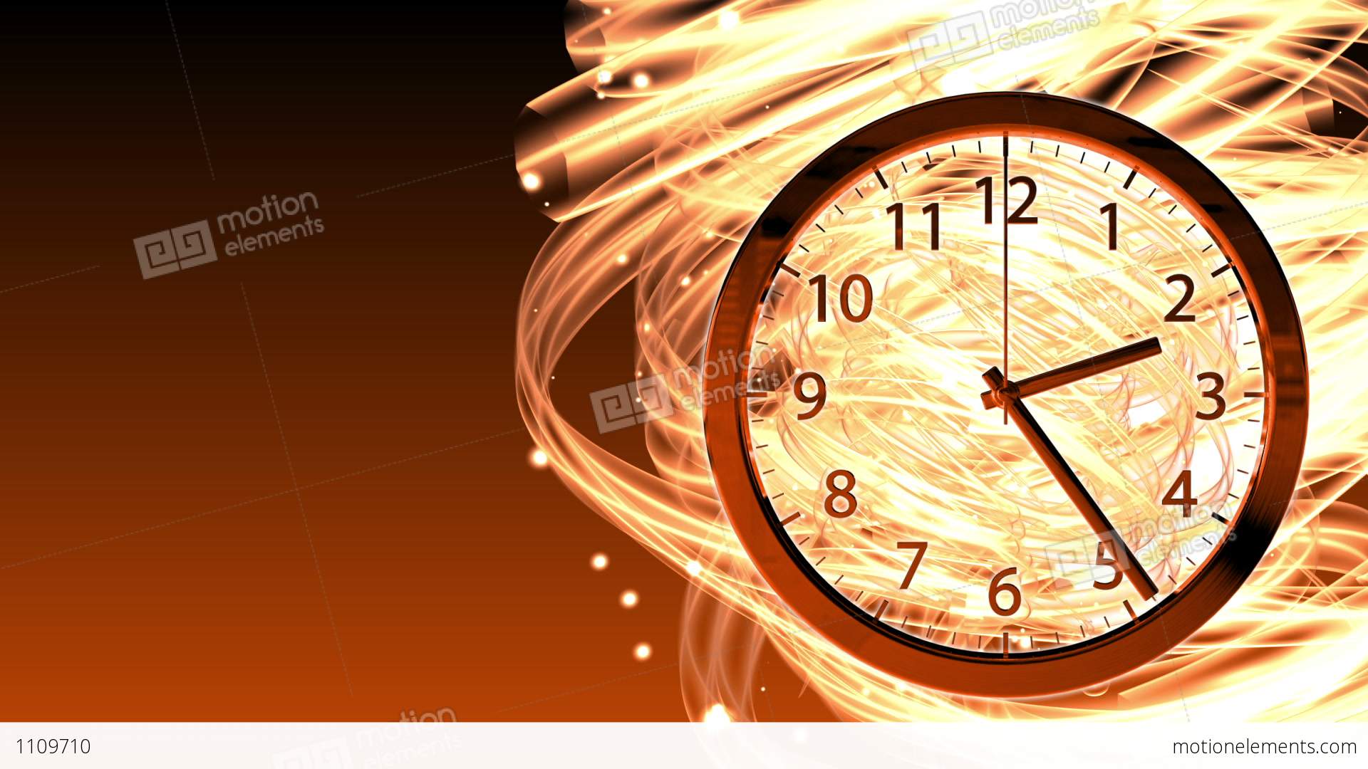 Passing Time Background - Clock 70 (HD) Stock Animation | 1109710