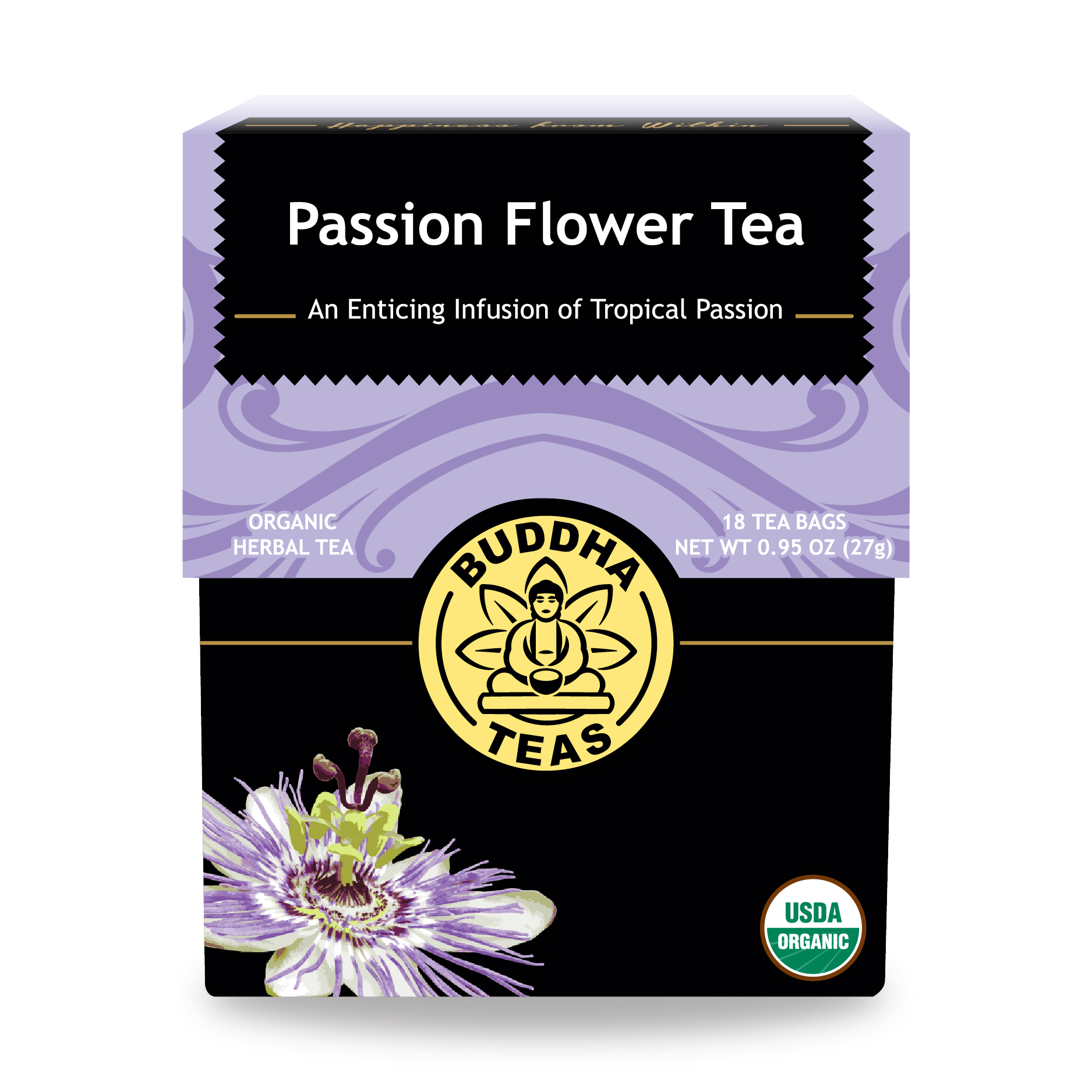 Buy Passion Flower Tea Bags - Enjoy Health Benefits of Organic Teas ...