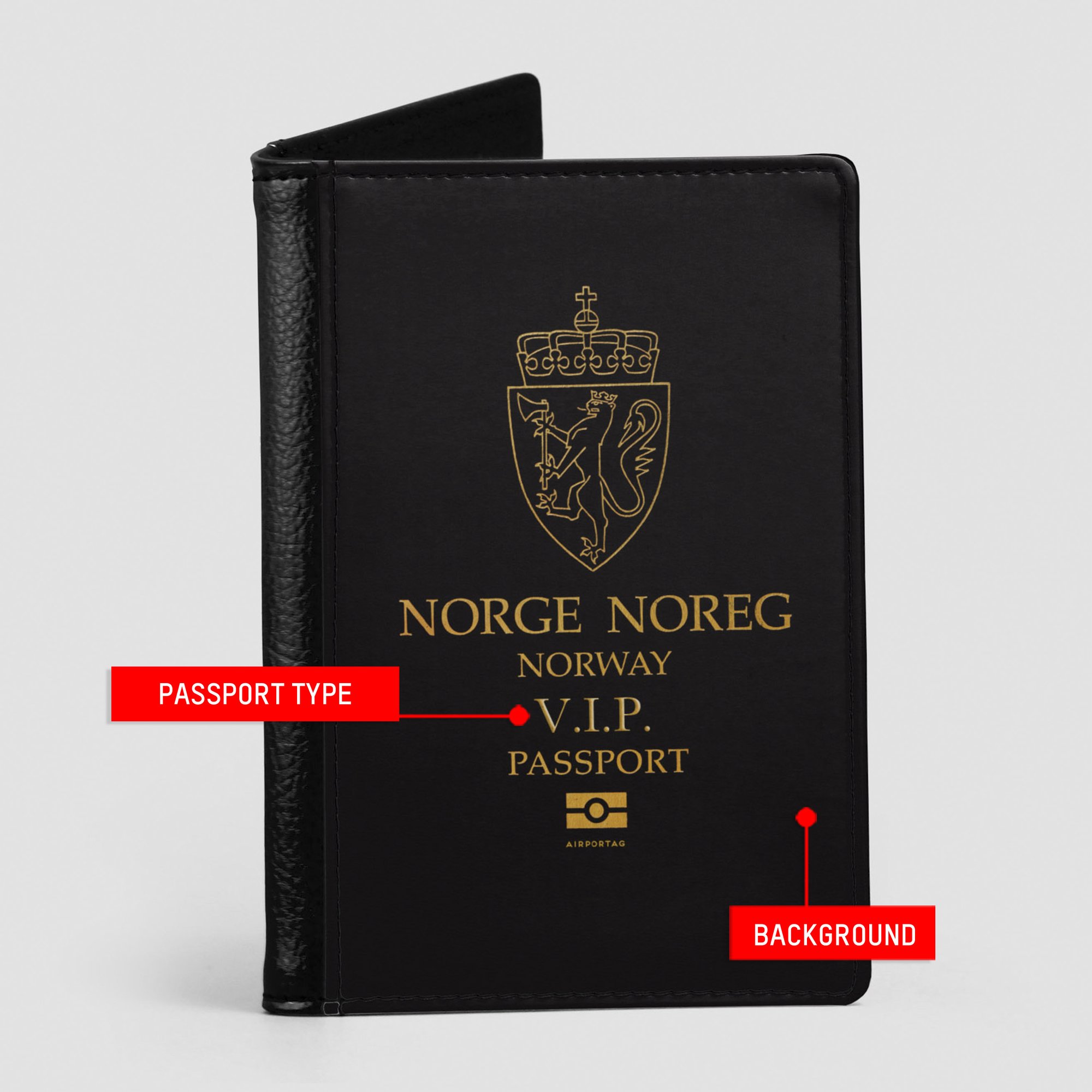 Passport Cover - Norway Passport - Airportag