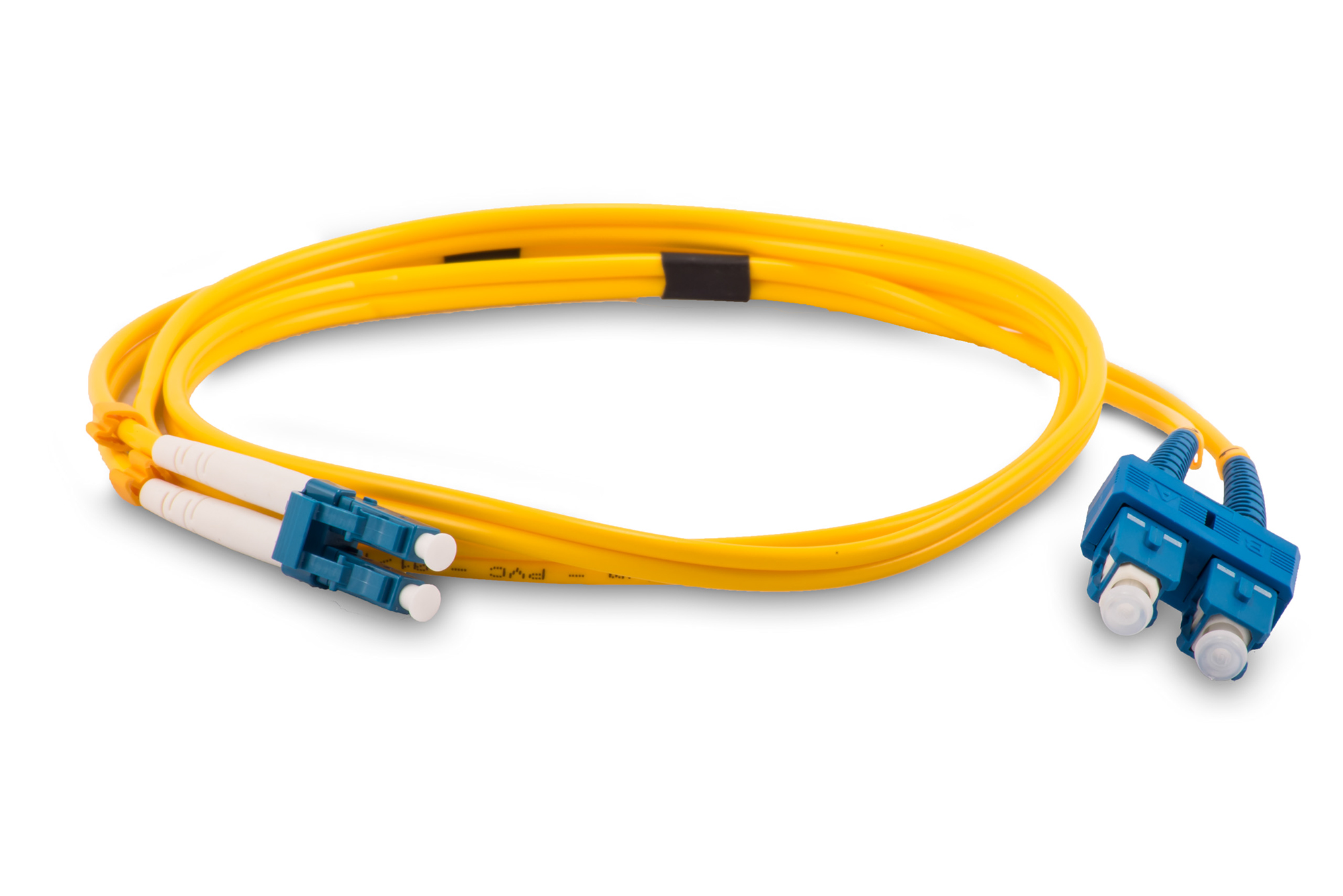 2m LC/SC Single-Mode Duplex 9/125 Fiber Patch Cable
