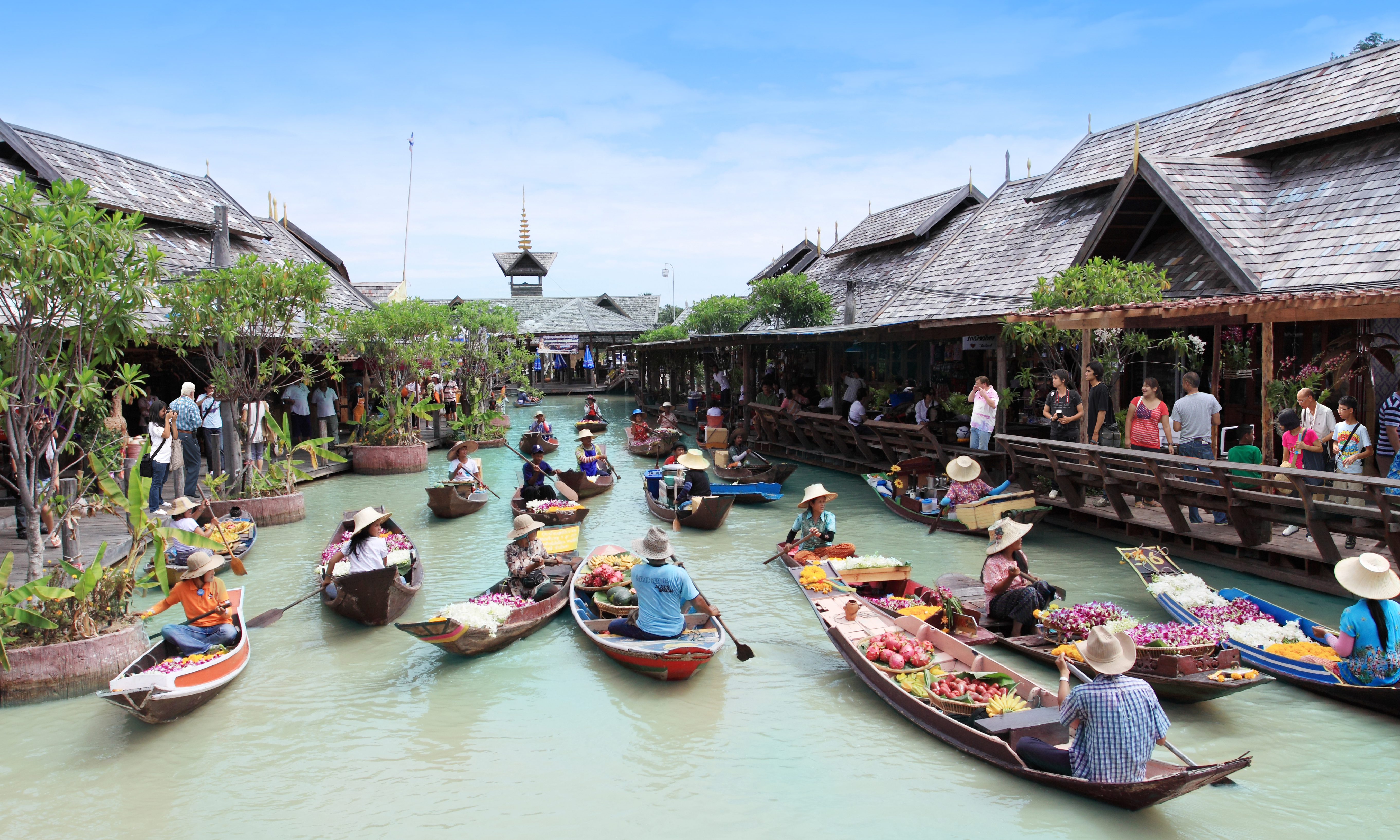 Attractions : Pattaya Floating Market