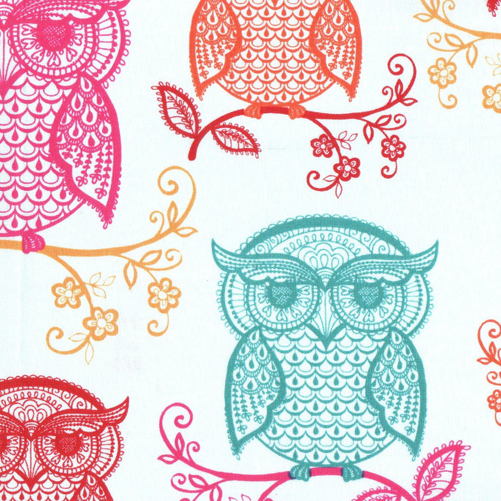 Novelty Cotton Fabric- Patterned Owls | JOANN