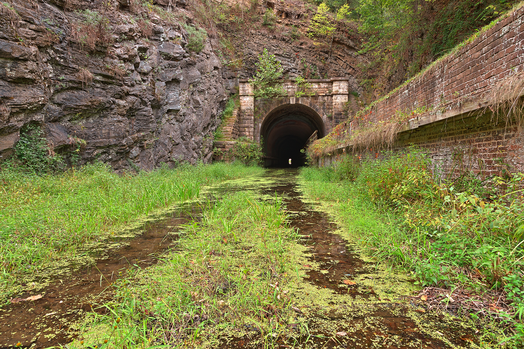 Paw Paw Tunnel - HDR, Age, Passage, Rustic, Rocky, HQ Photo