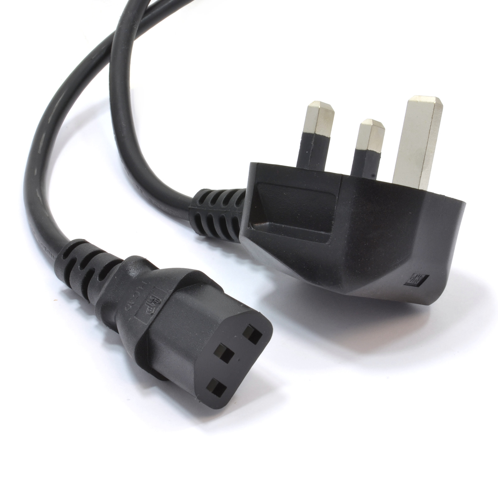 Power Cord UK Plug to IEC Cable (PC Mains Lead) C13 6m - PL13340 ...