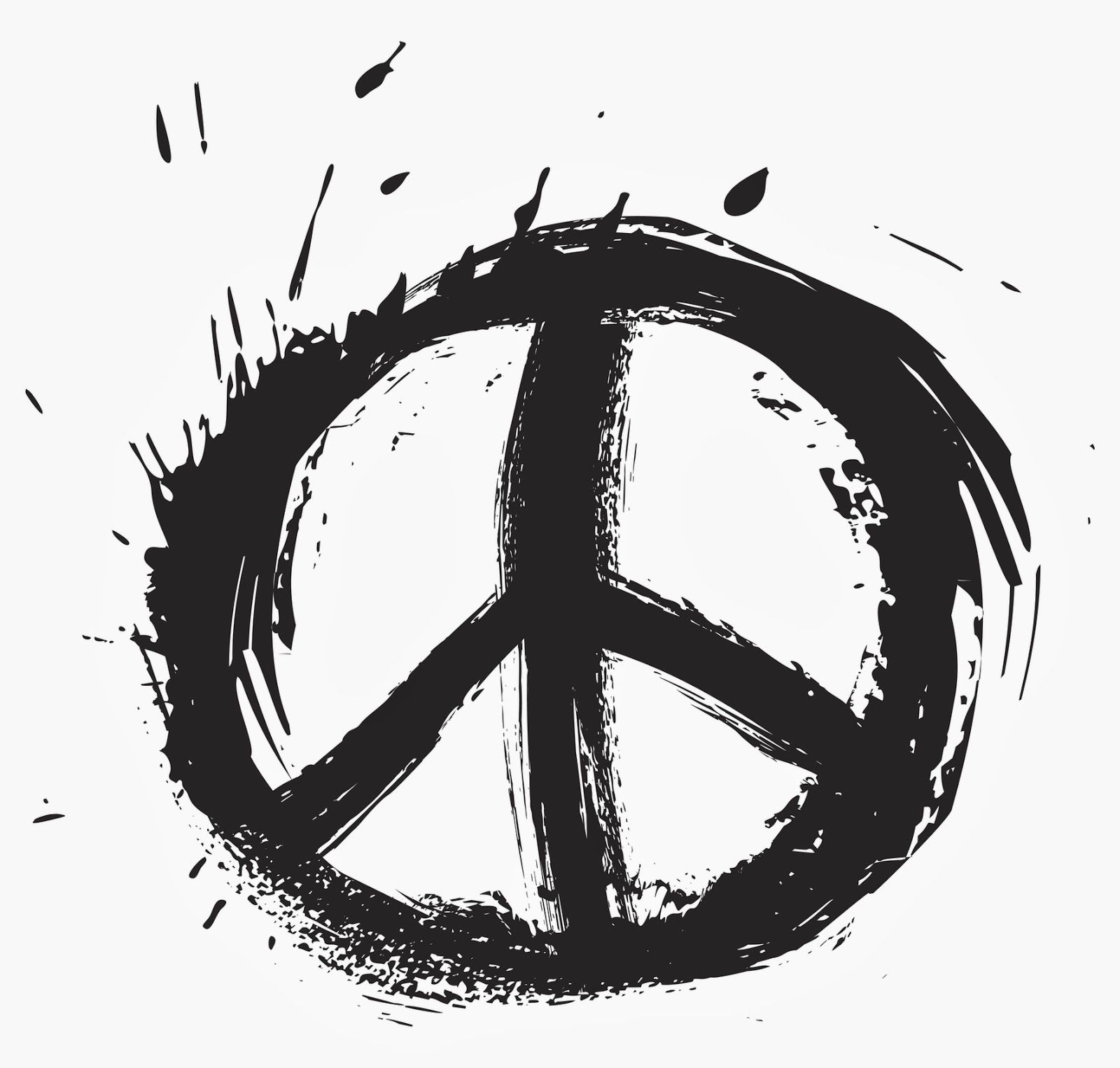 Unique-peace-sign-tattoo.jpg (1600×1526) | Grafiche x tshirt | Pinterest