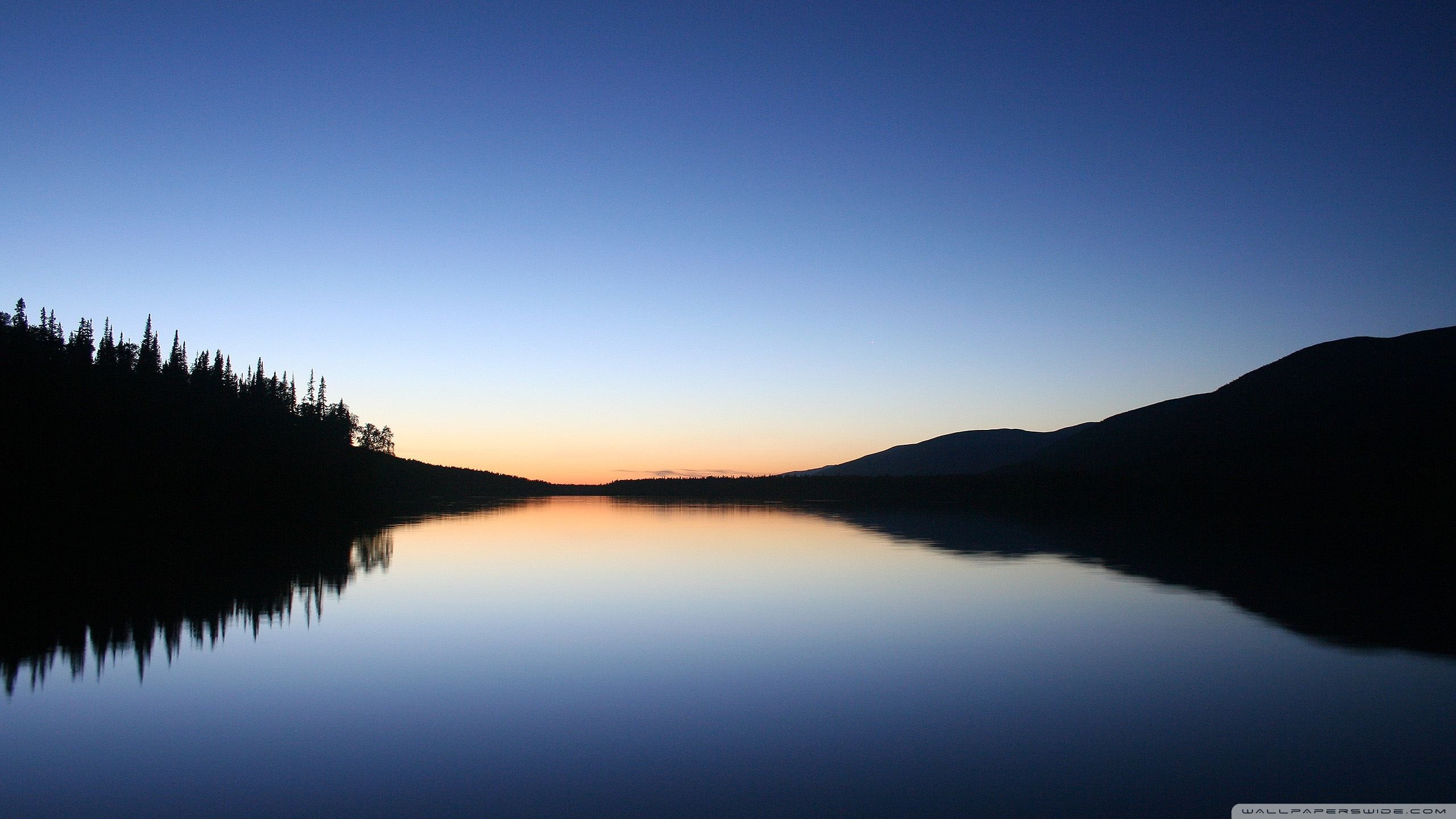 Peaceful Lake At Dusk ❤ 4K HD Desktop Wallpaper for • Dual Monitor ...
