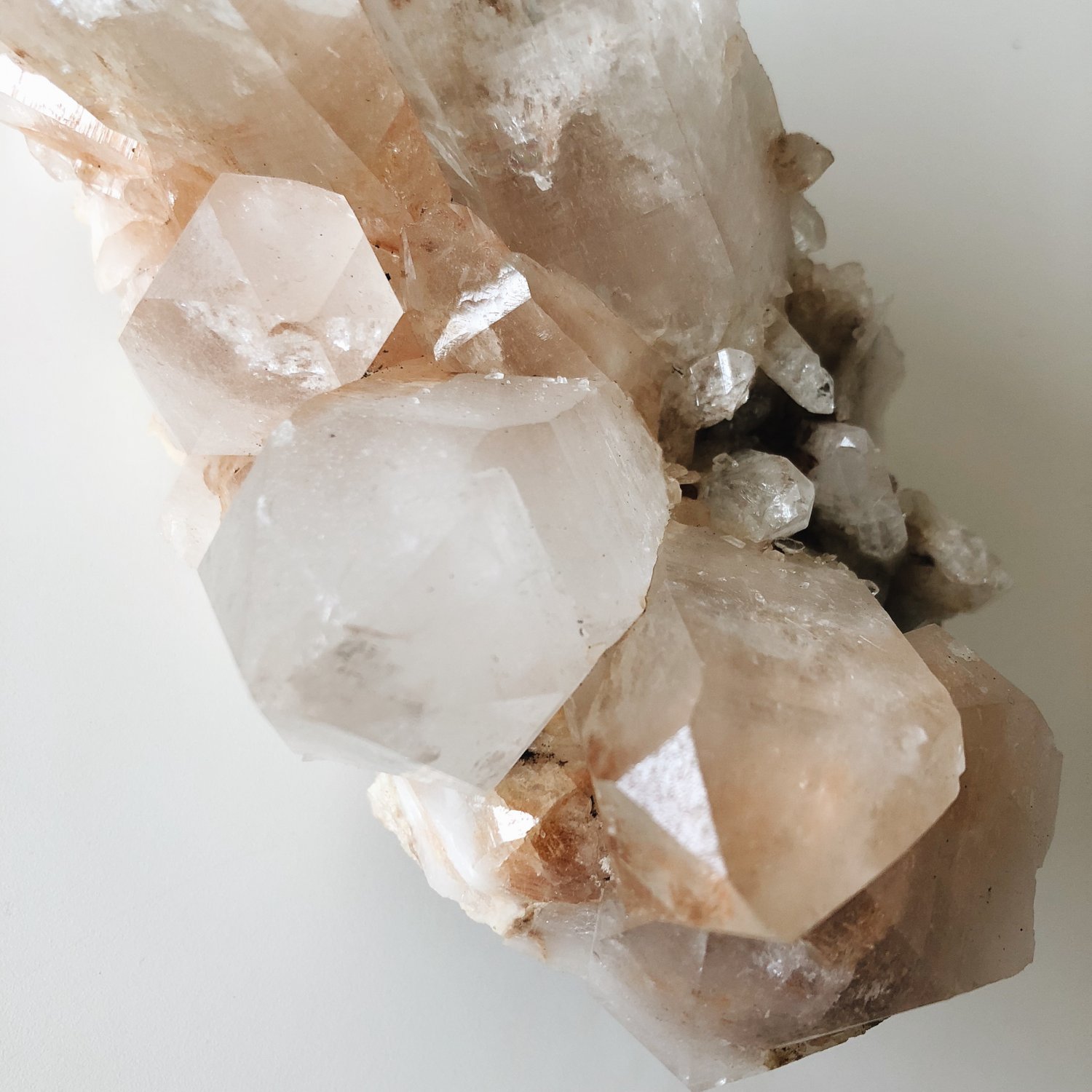 Rock and Jar Living — Just Peachy Natural Quartz Cluster