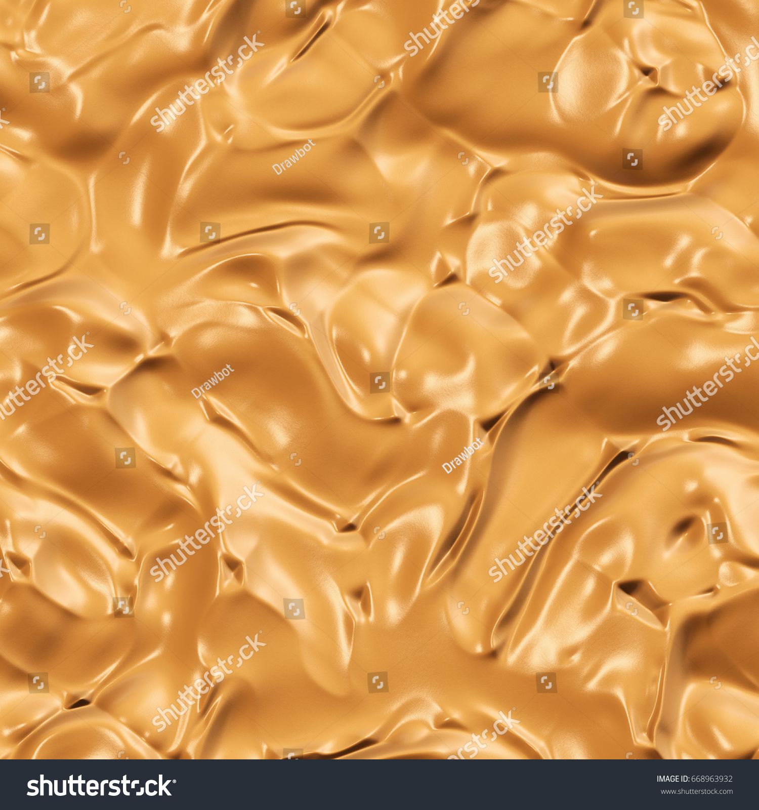 Closeup Colorful Peanut Butter Texture Background Stock Illustration ...