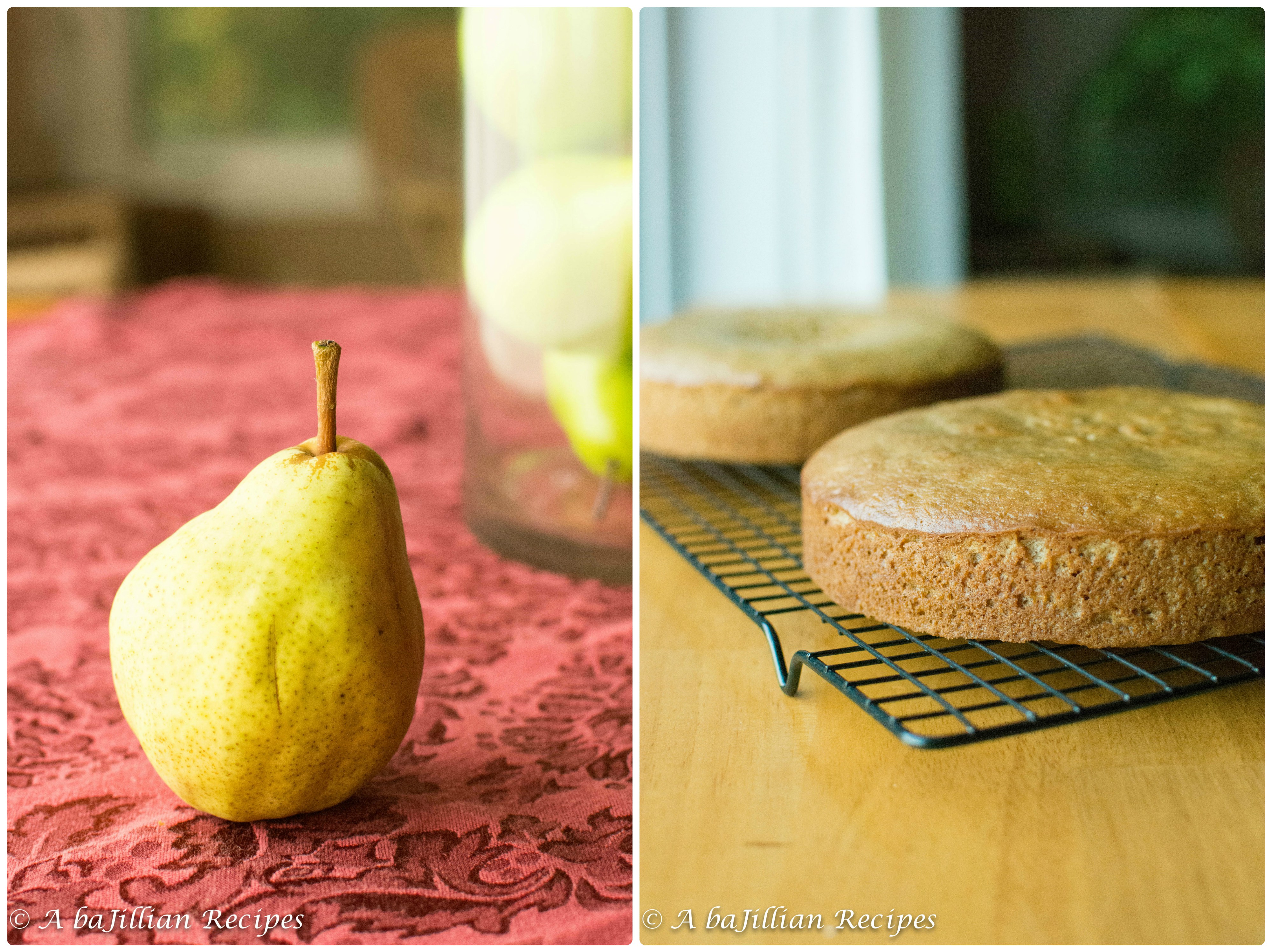 Fresh Pear Cake with Whipped Brown Sugar Buttercream - A baJillian ...