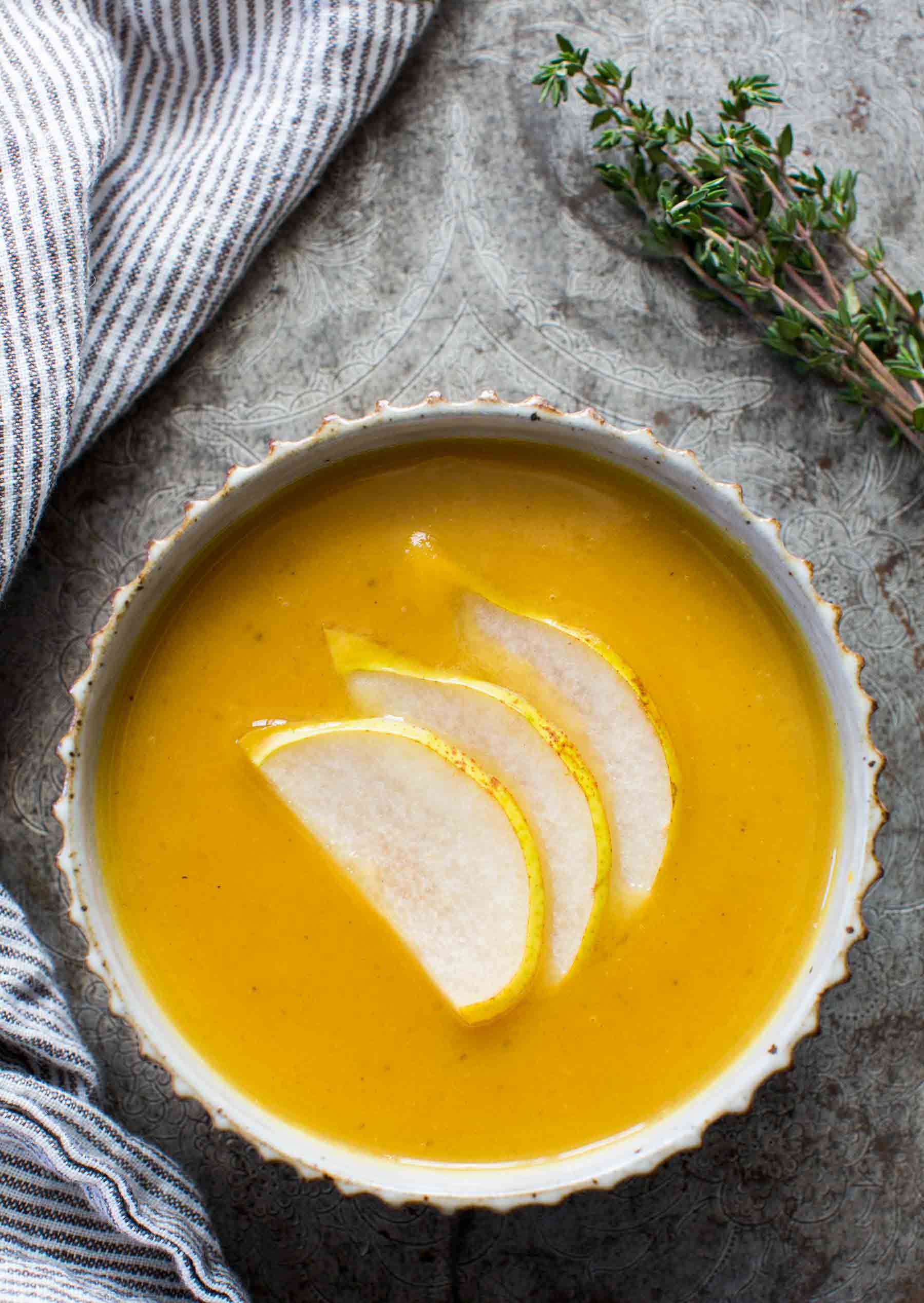 Curried Squash and Pear Soup Recipe | SimplyRecipes.com