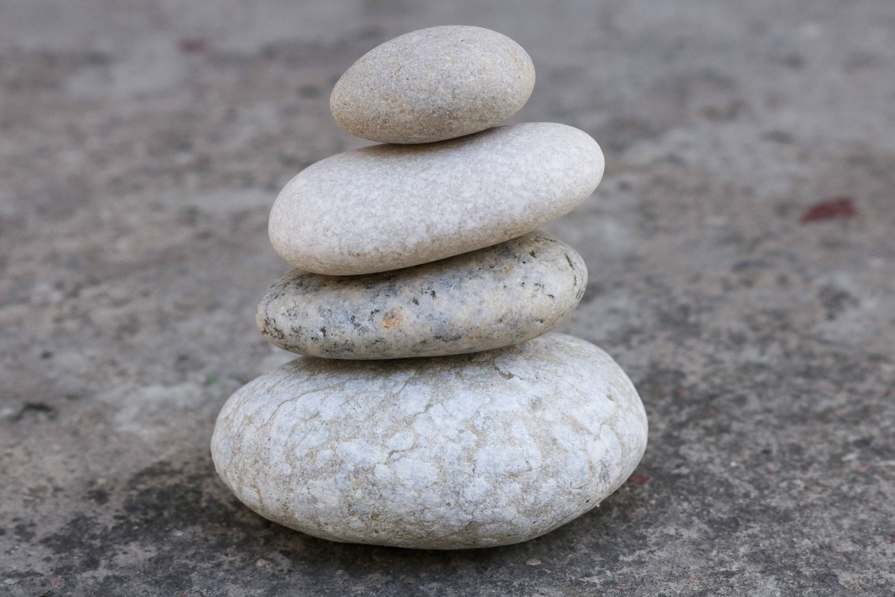 Stone Stack Meditation Altar Stress Relief Pebble Cairn