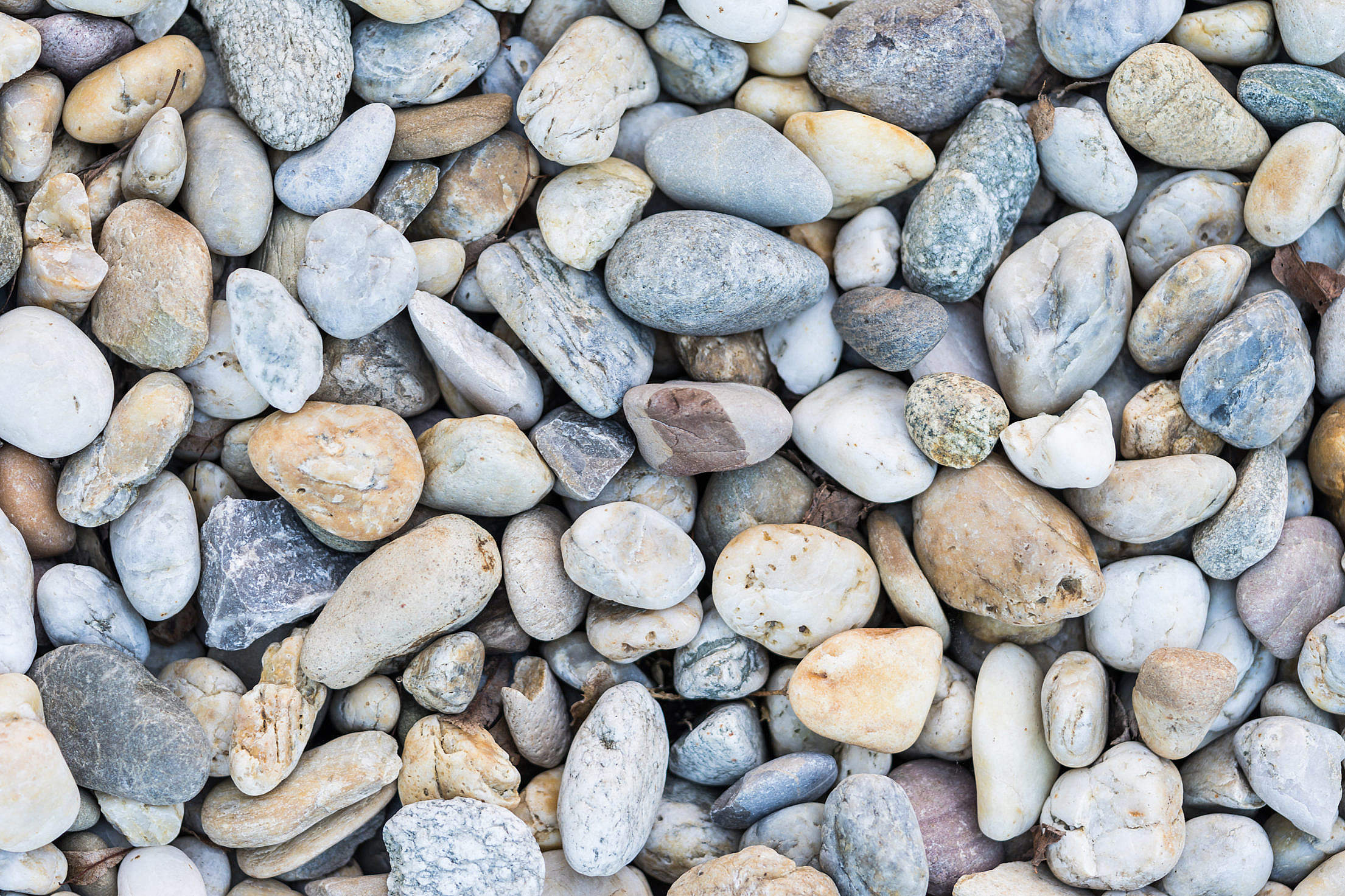 Mixture of Pebbles and Stones Pattern Free Stock Photo Download ...
