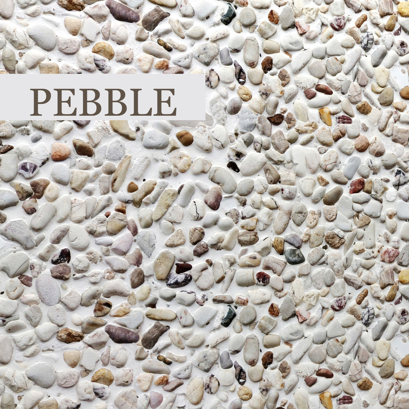 Wall of pebbles 3D | CGTrader
