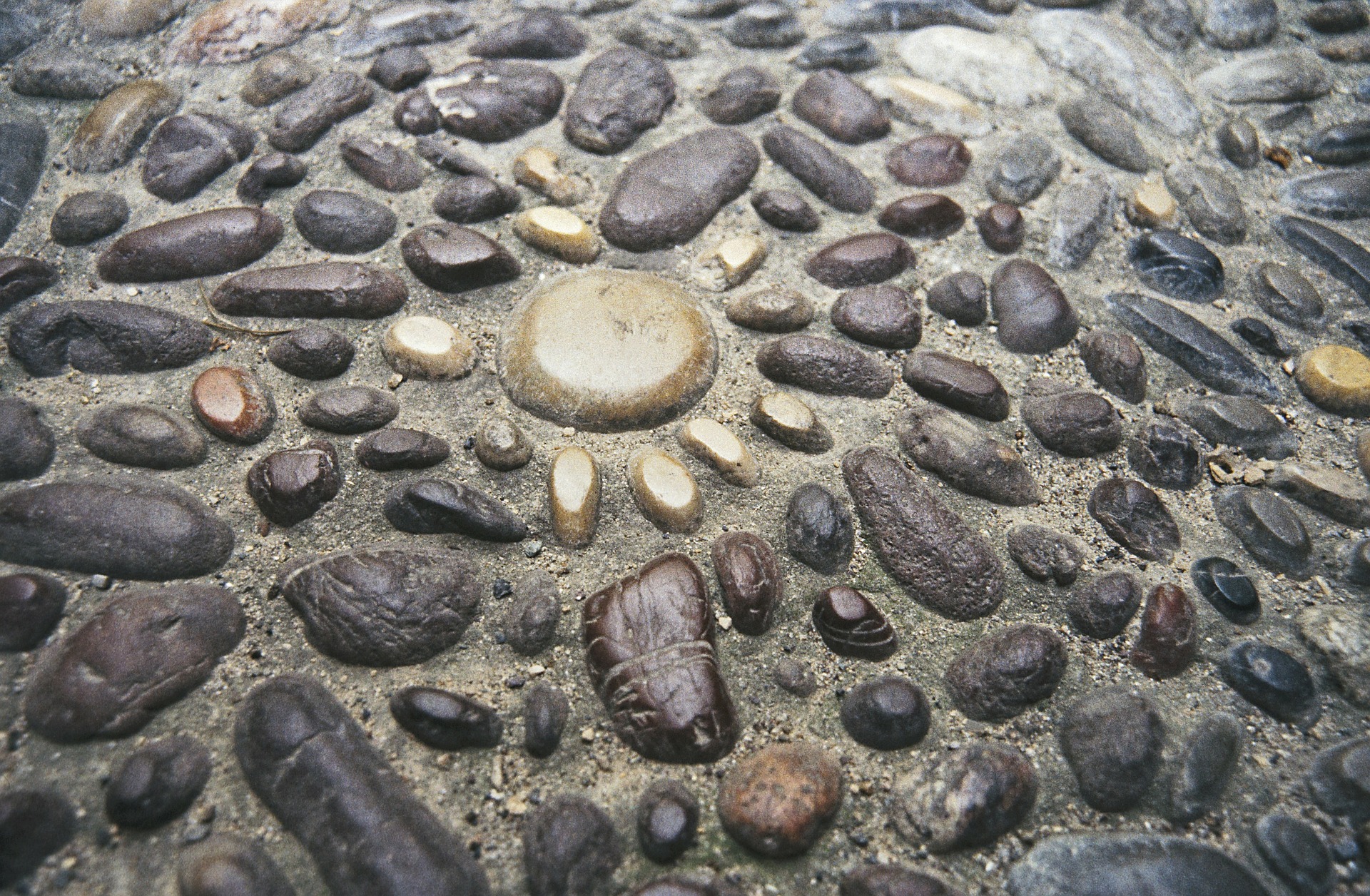 Pebbles texture photo