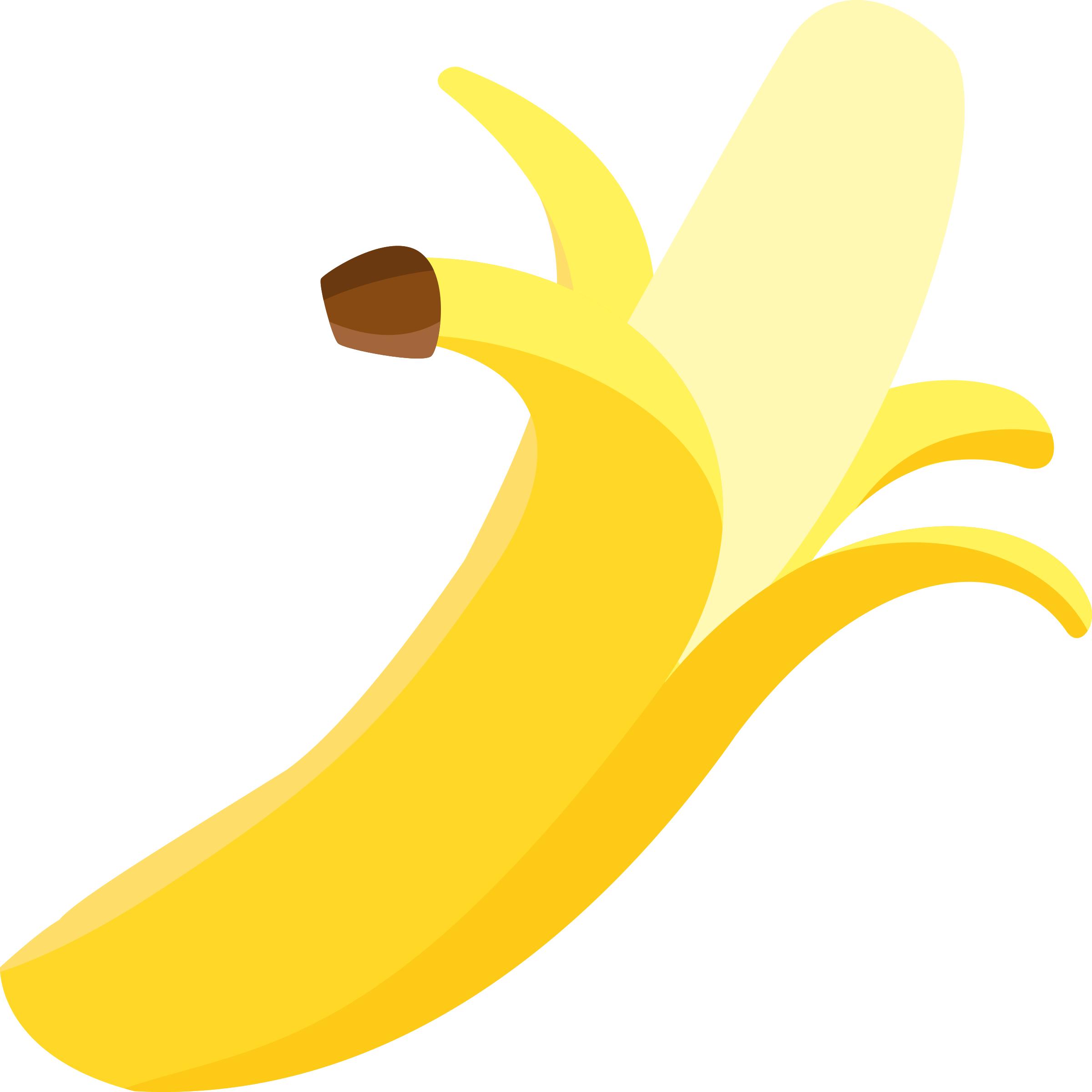 Simple Peeled Banana Icons PNG - Free PNG and Icons Downloads