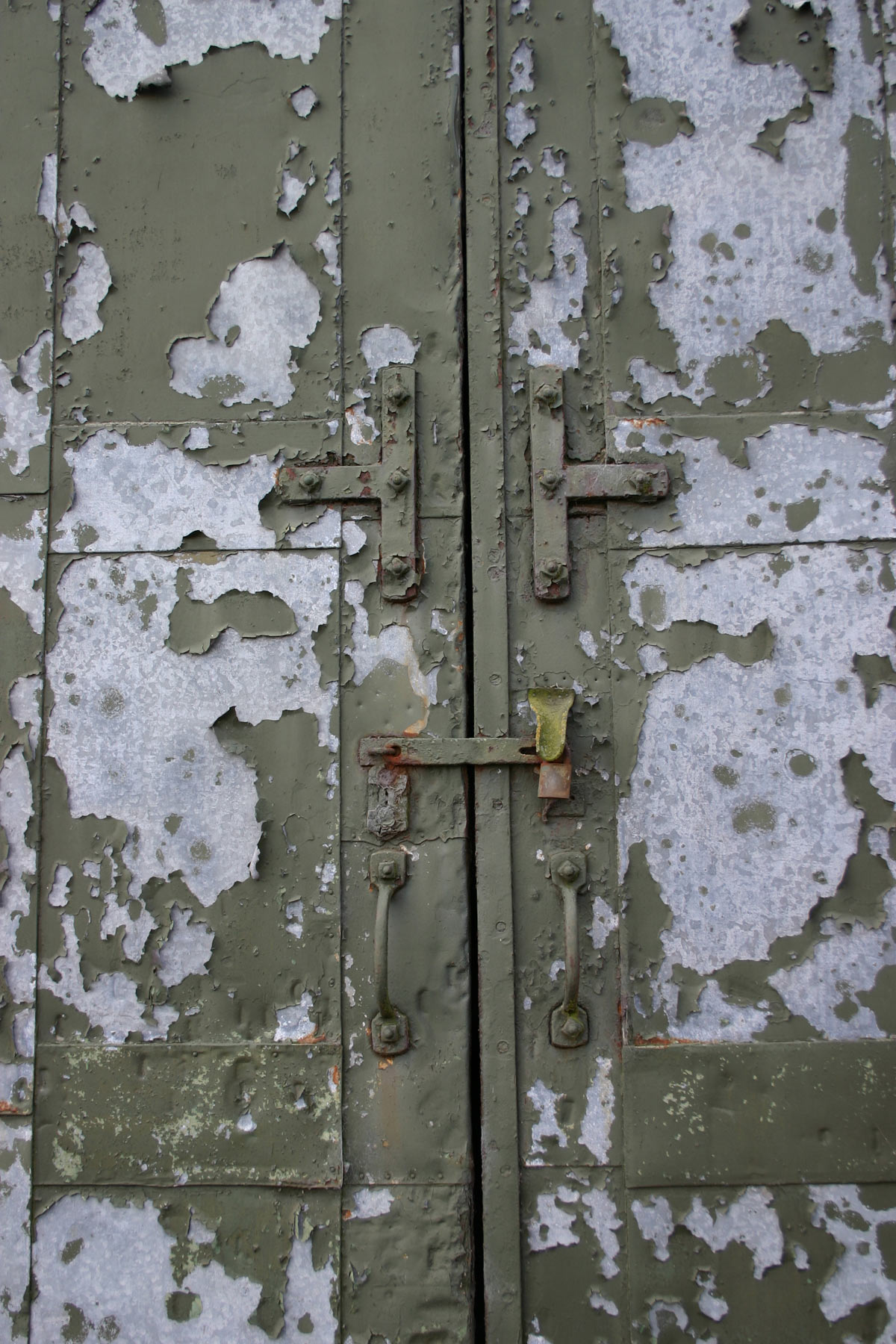 Peeled Metal Door, Door, Green, Metal, Metallic, HQ Photo