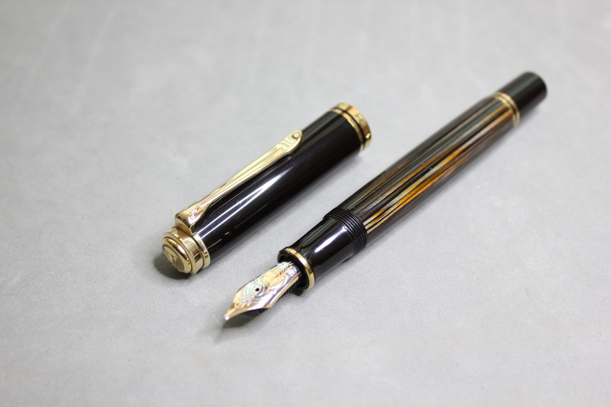 Pelikan M800 Special Edition Brown Tortoiseshell Fountain Pen Medium ...