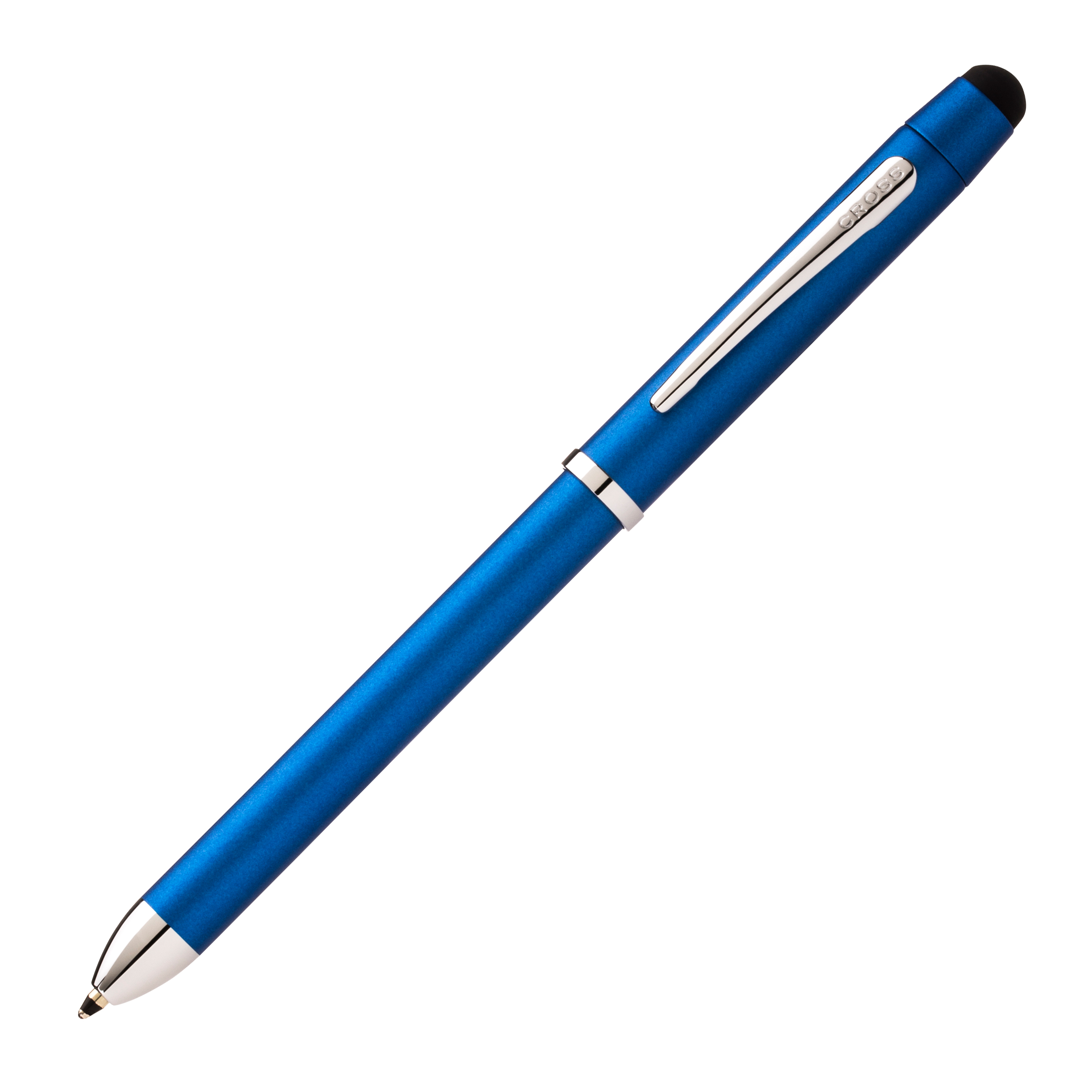 Cross Tech3+ Pen - Metallic Blue Free Personalization