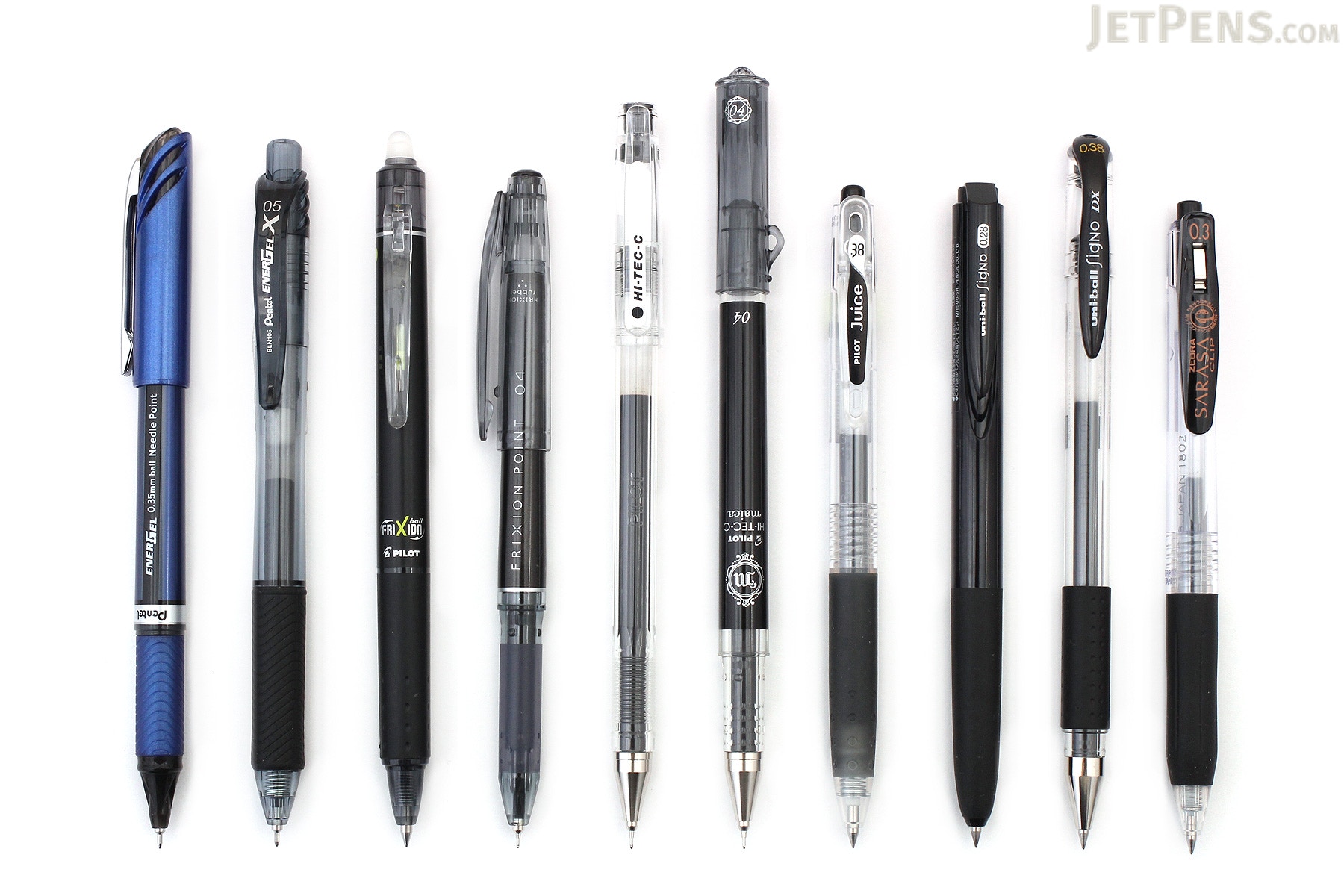 JetPens Black Gel Pen Sampler - JetPens.com