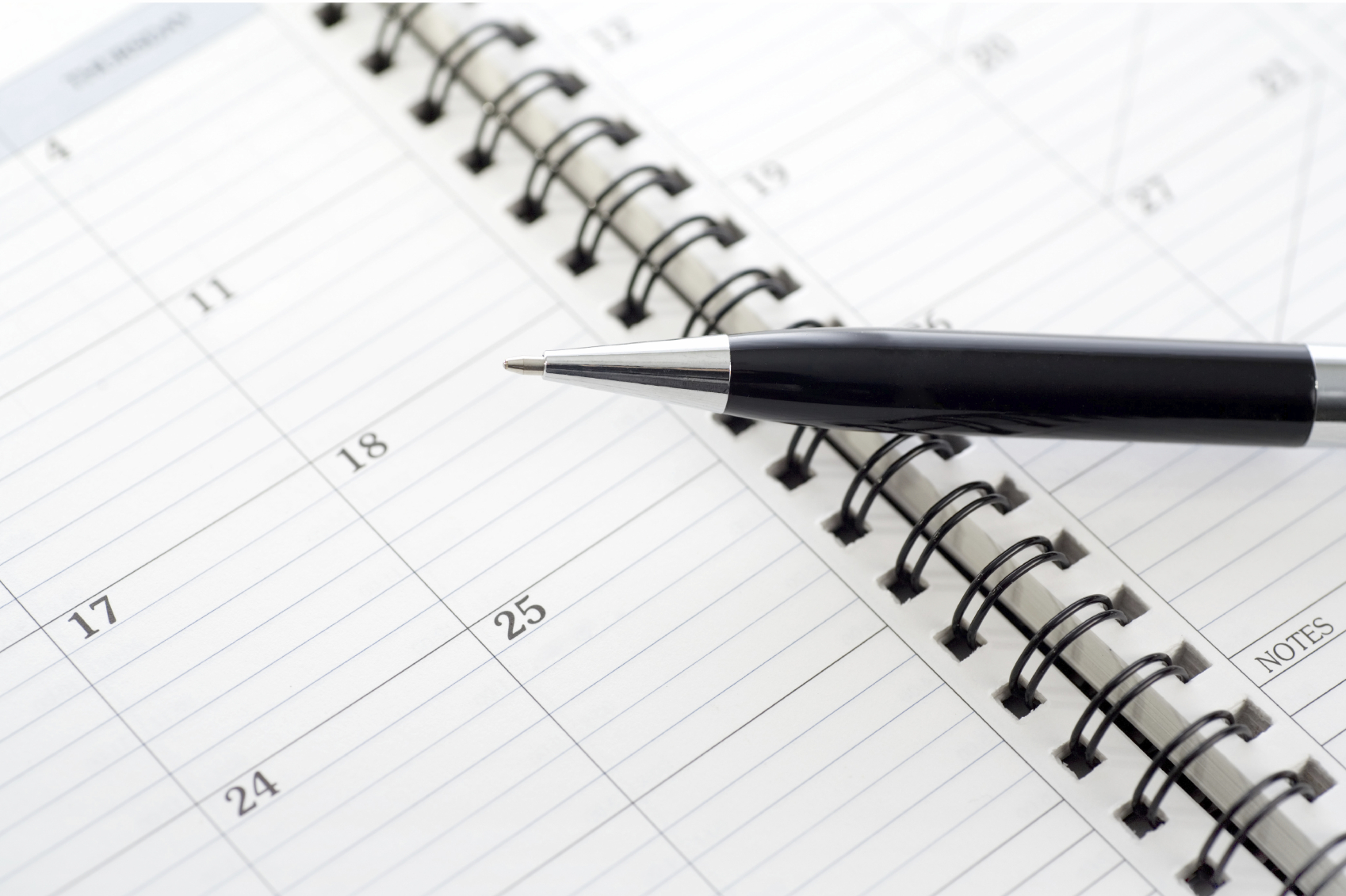 Appointment Book Calendar and Pen - WOU Newsflash Team