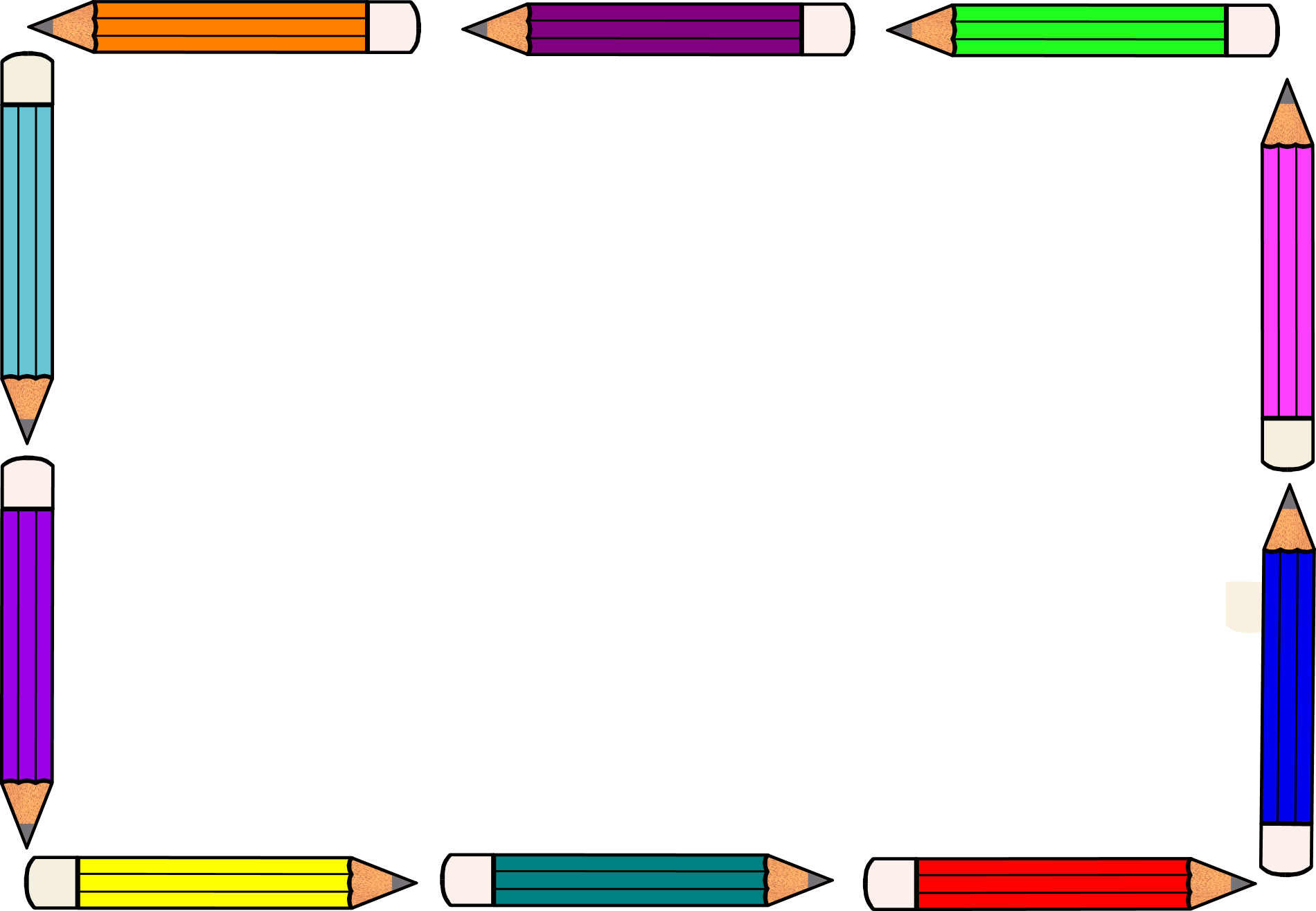 crayon border template