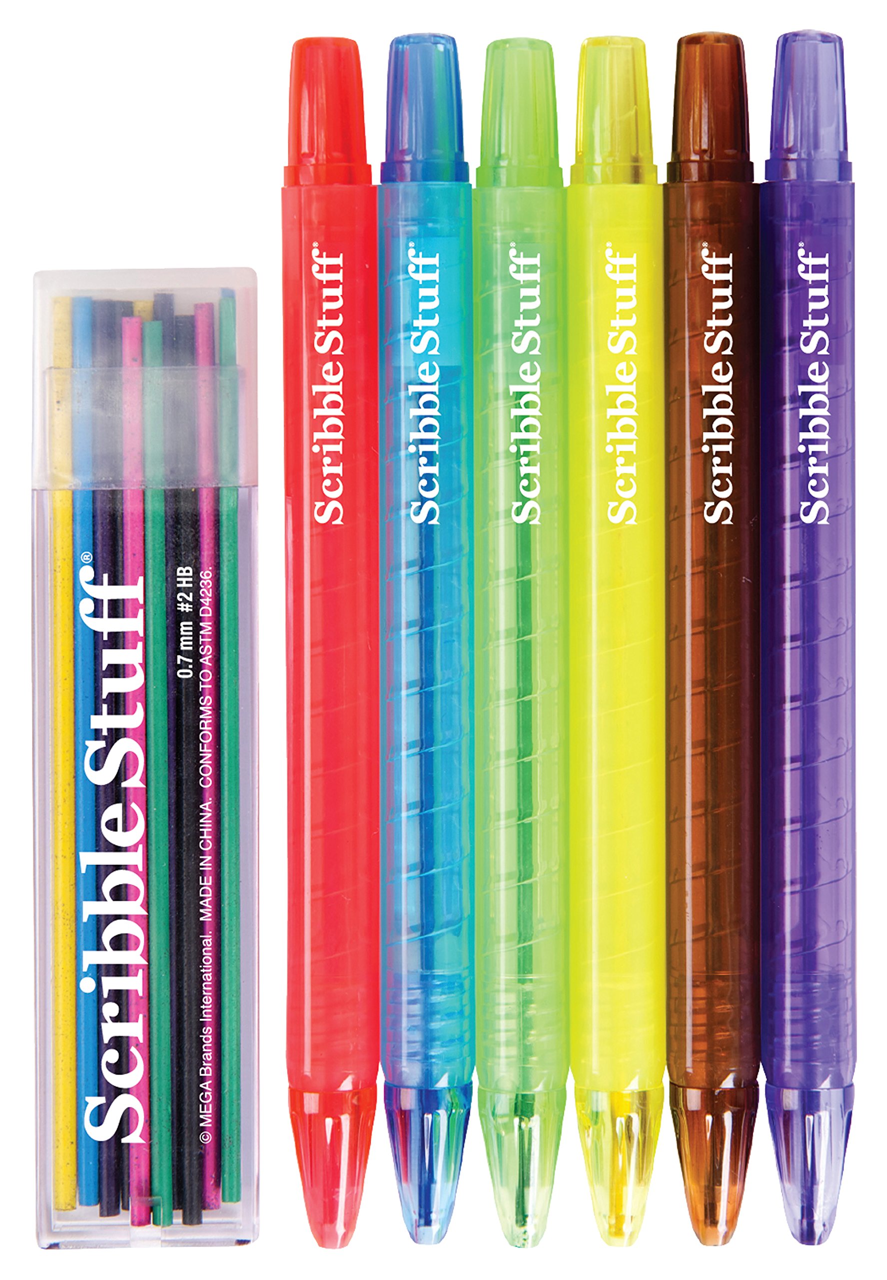 Write Dudes Scribble Stuff Twist-up Color Pencils, 6 count | eBay