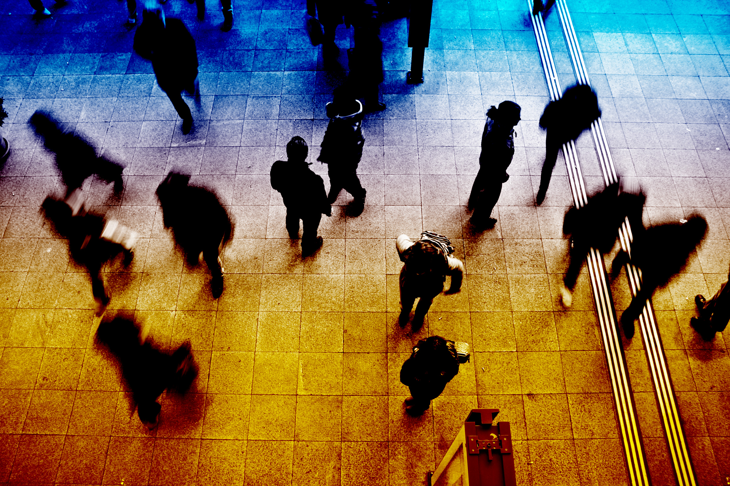 People at Subway Station - Blurred Looks, Abstract, Rush, Style, Street, HQ Photo