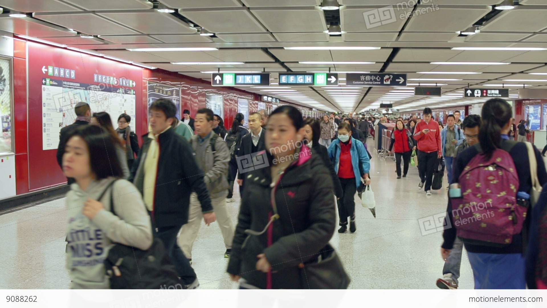 China, Hong Kong - 04 March 2015: People In Subway Stock video ...