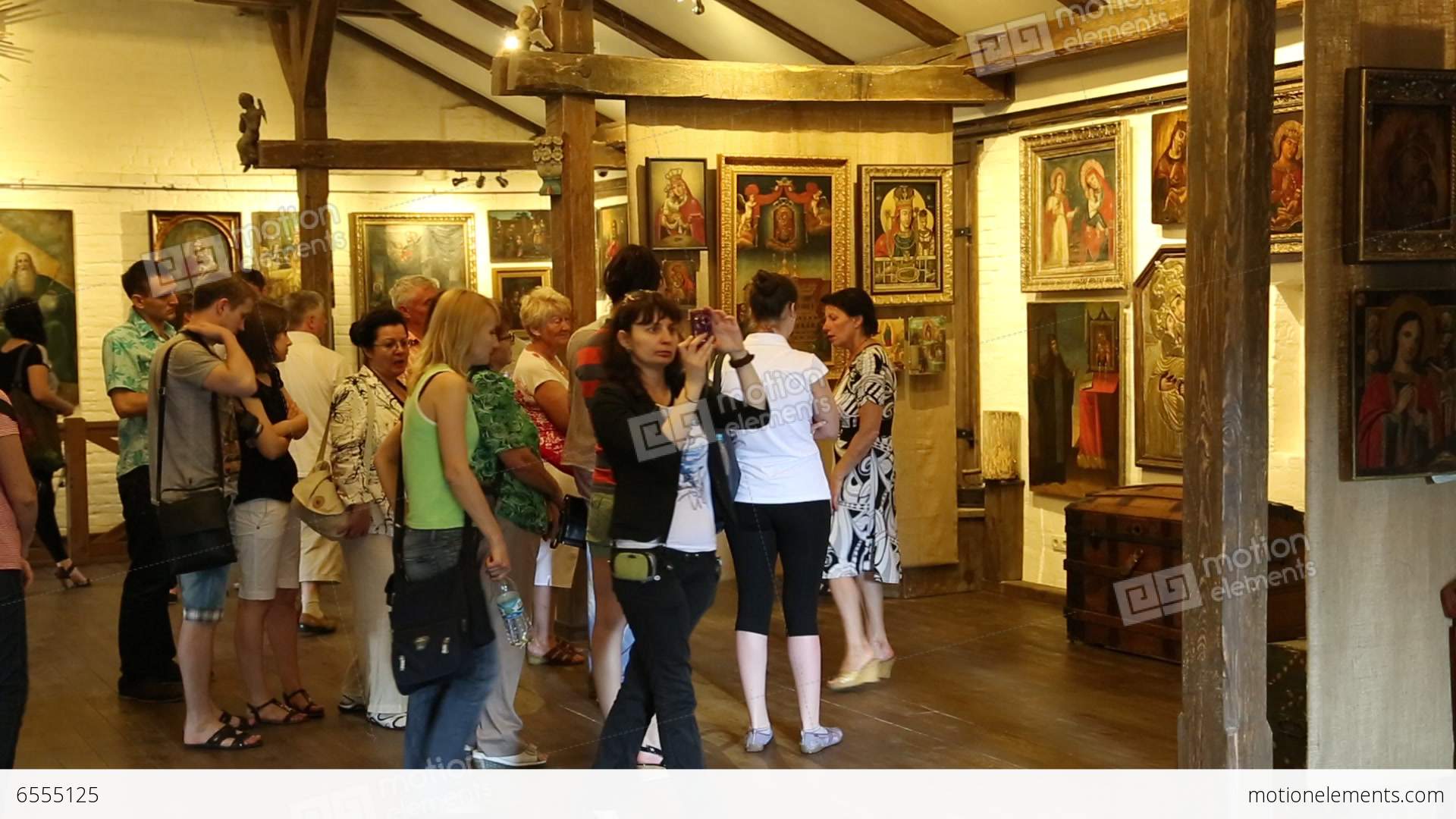 People At Excursion Inside Radomysl Castle, The Museum Of Ukrainian ...