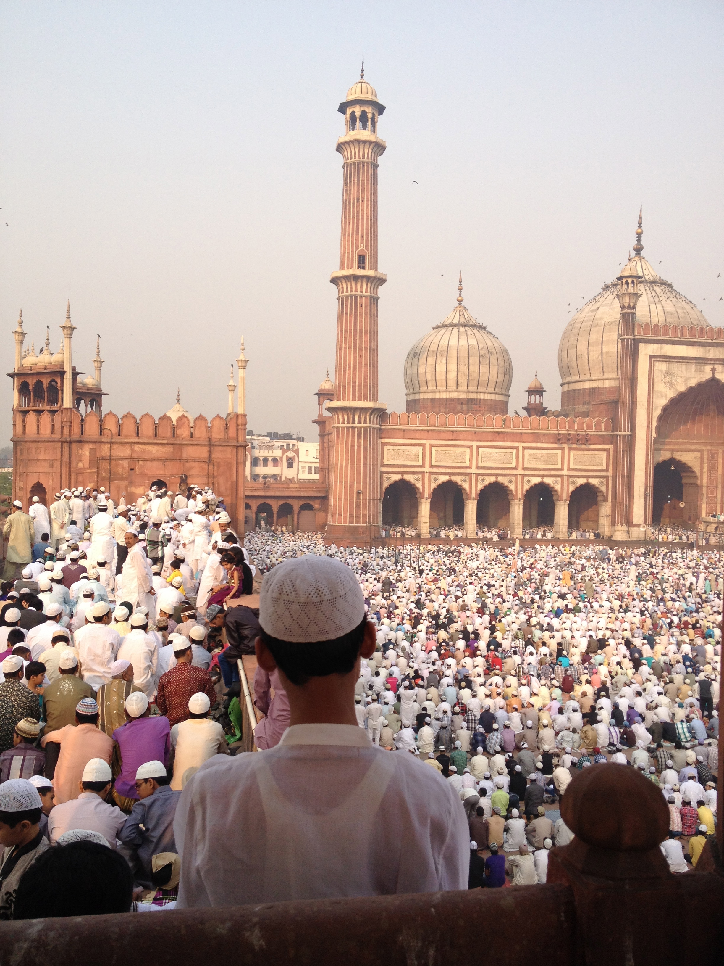 Eid ul Azha Prayers at Old Delhi's Jama Masjid | eat and dust