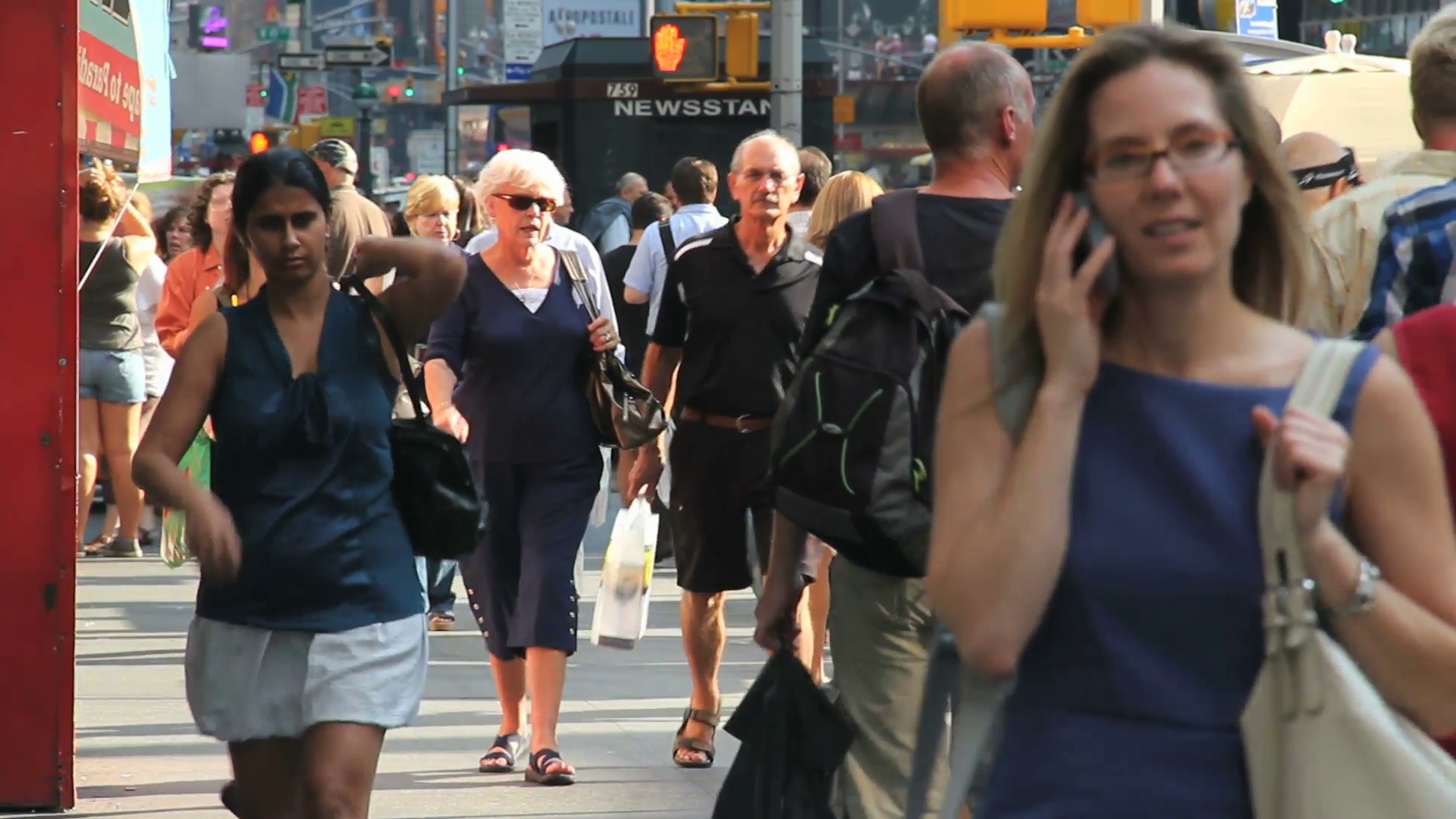 People Walking in NYC 2 Stock Video Footage - Videoblocks