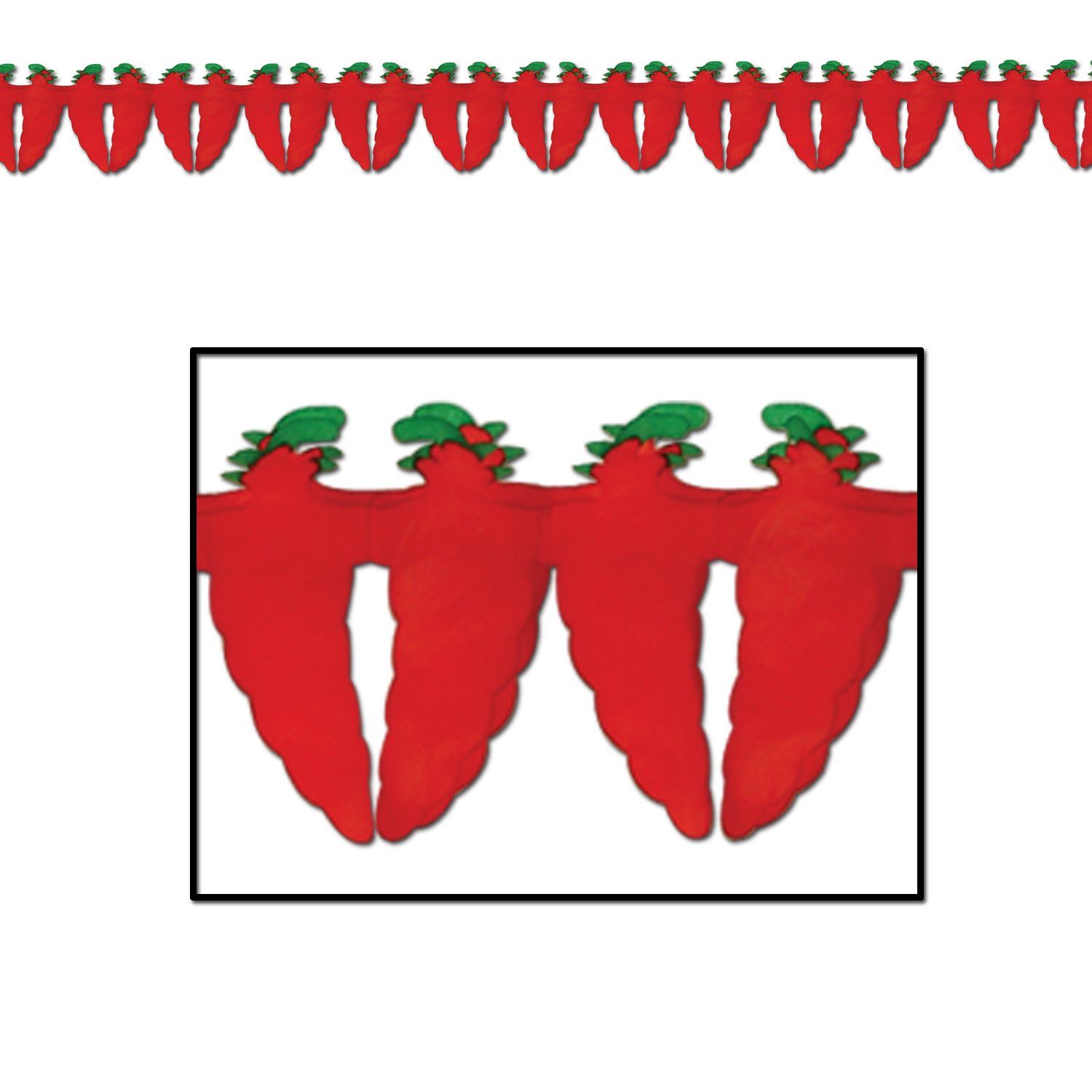Cinco de Mayo Party Chili Pepper Garland (12ct) | Products