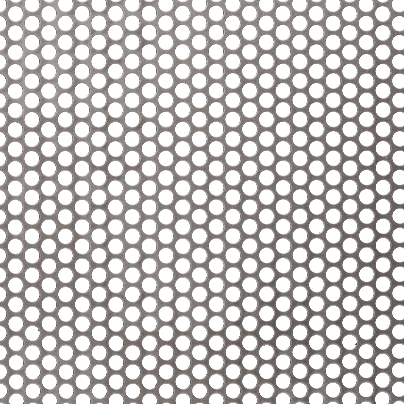 R06451 Perforated Metal Sheet: 6.4mm Round, 51% Open Area ...