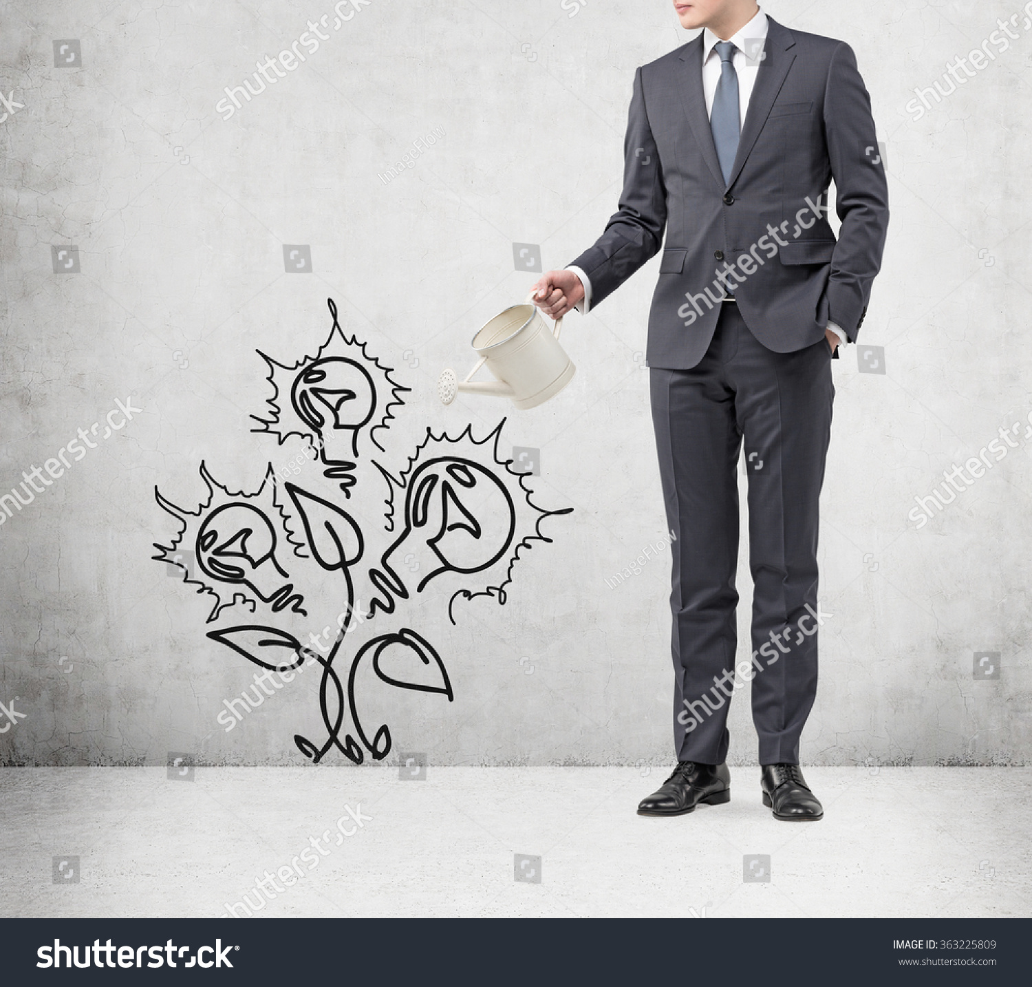 Young Businessman One Hand Pocket Holding Stock Photo (Royalty Free ...