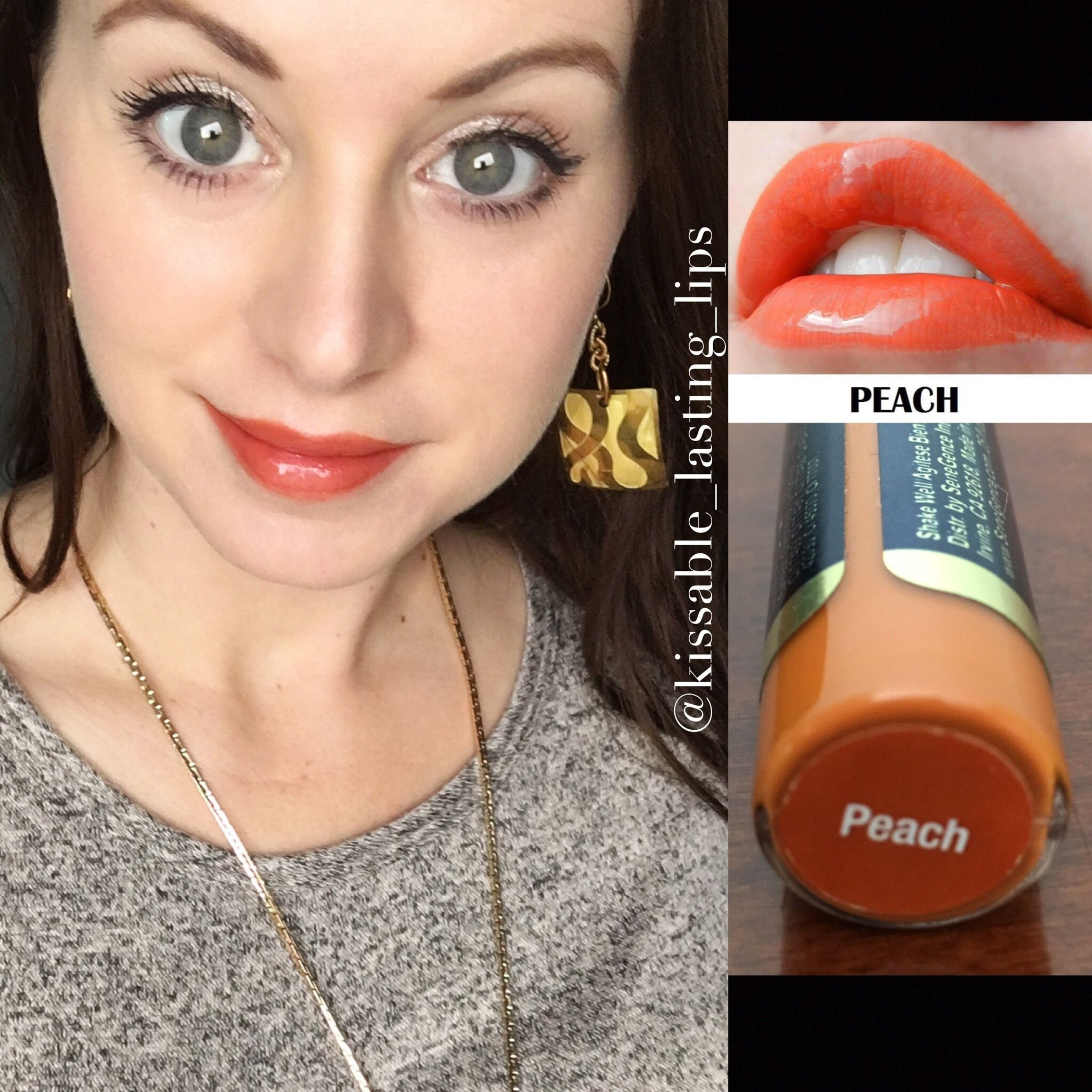 Peach LipSense Colors LipSense Selfies orange lip LipStick Lip Sense ...