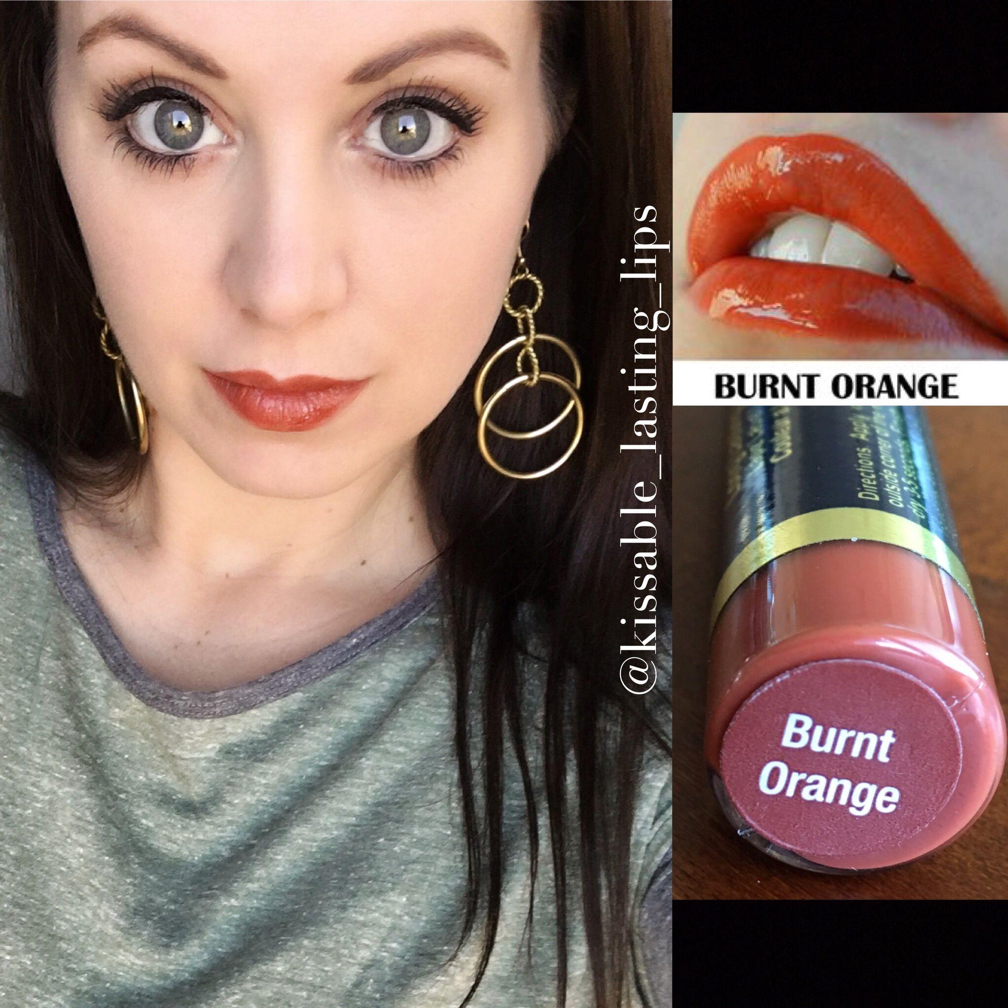 Burnt Orange LipSense Colors LipSense Selfies orange lip LipStick ...