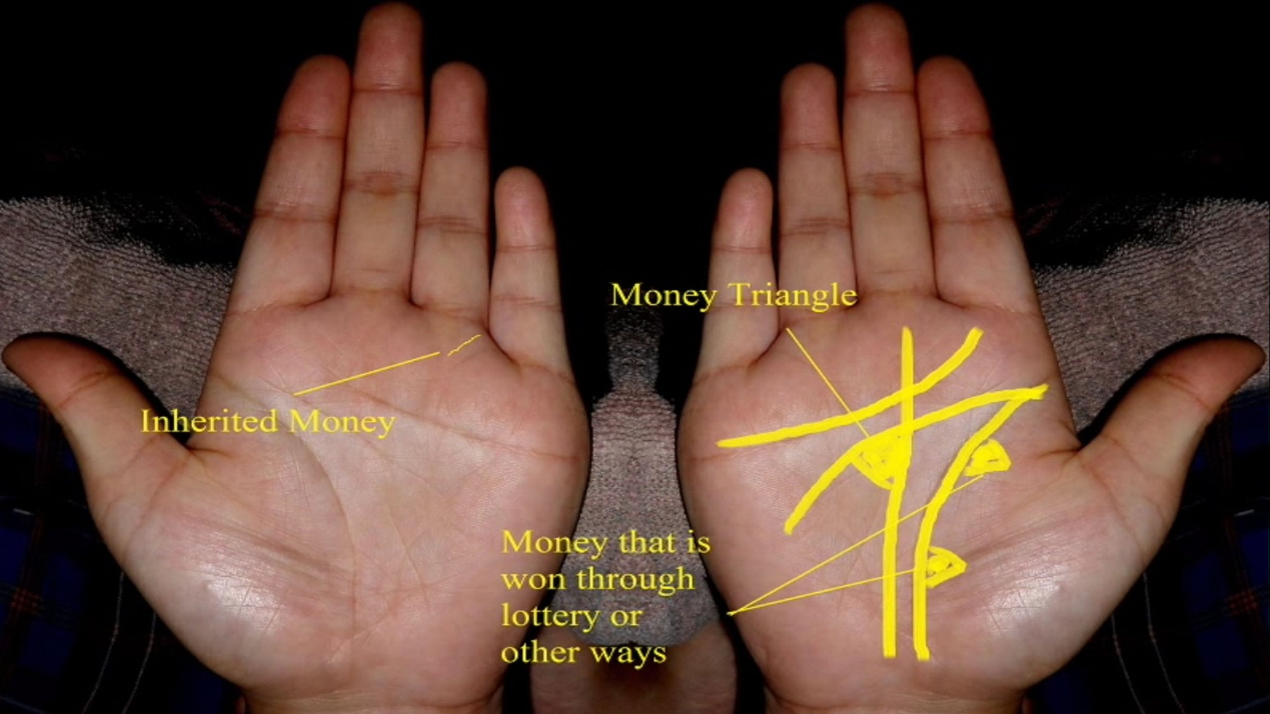 Money on your palm - हथेली पर पैसे की रेखा ...