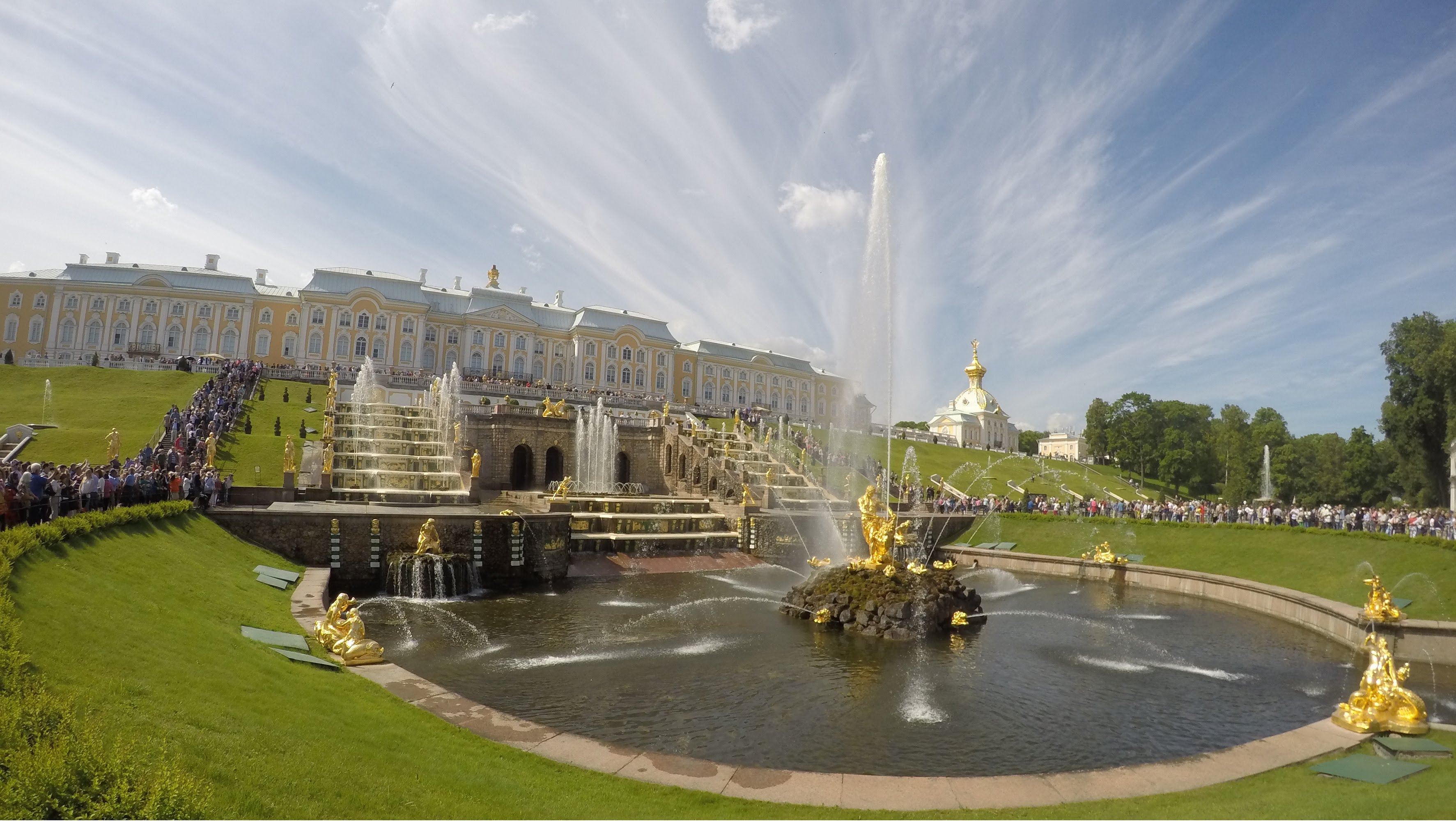 UNESCO World Heritage: Peterhof Gardens/Fountains, St Petersburg ...