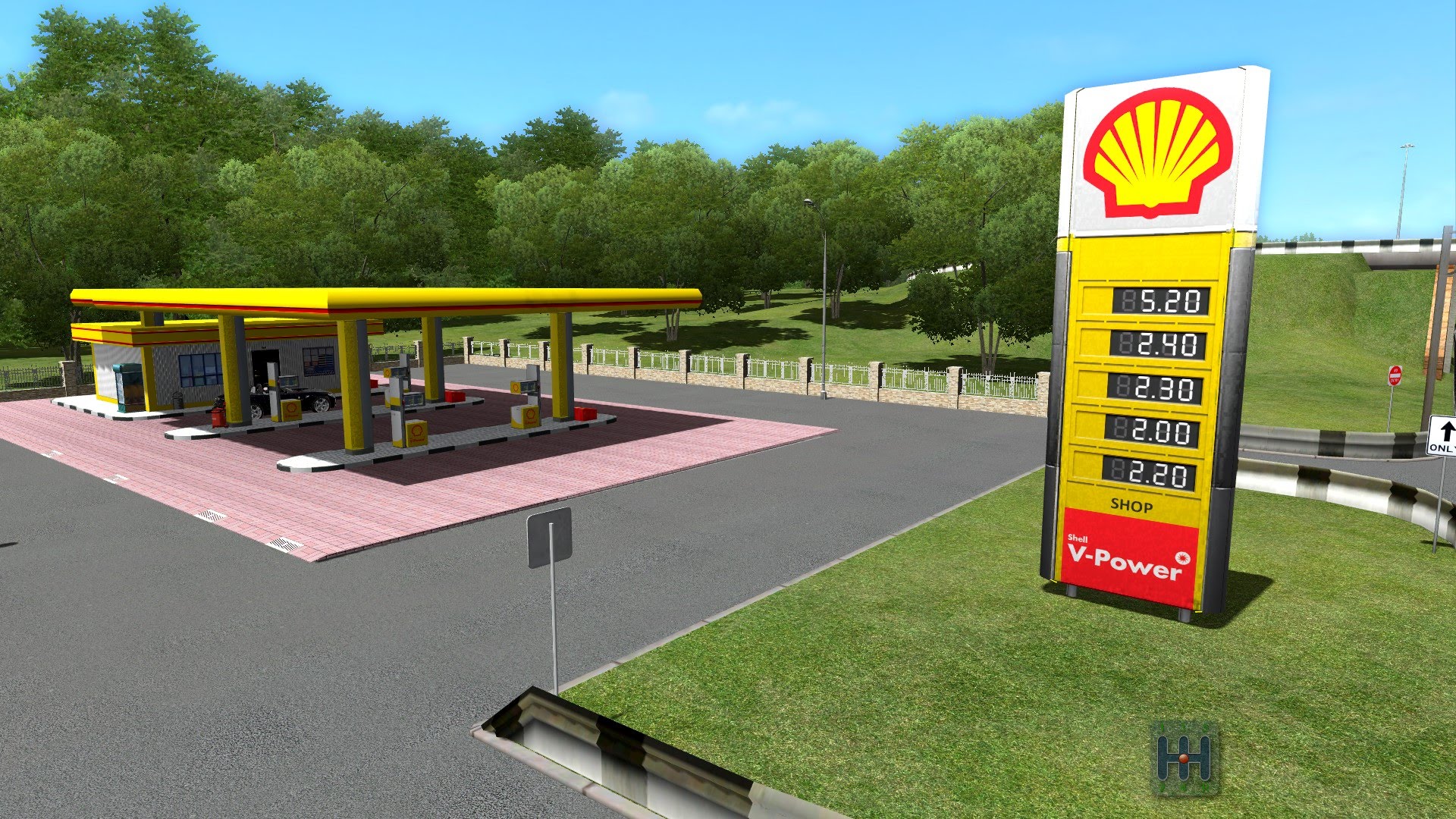 City Car Driving Shell Petrol Station Mod - YouTube