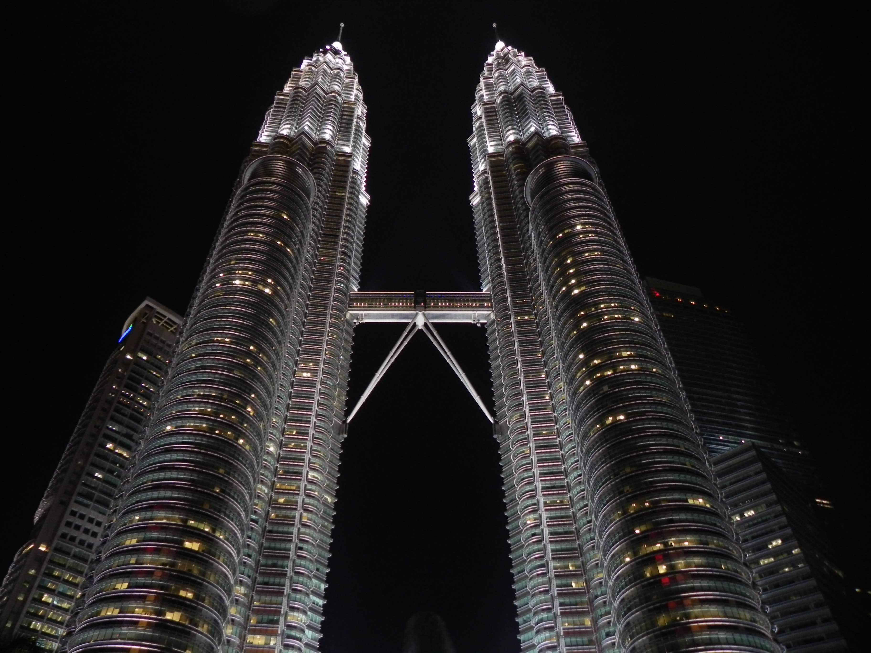 Petronas tower during nighttime photo