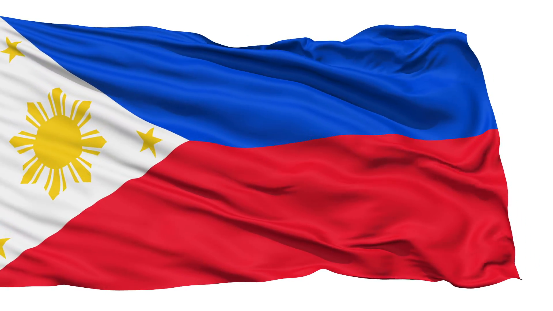 Waving national flag of Philippines Motion Background - Videoblocks