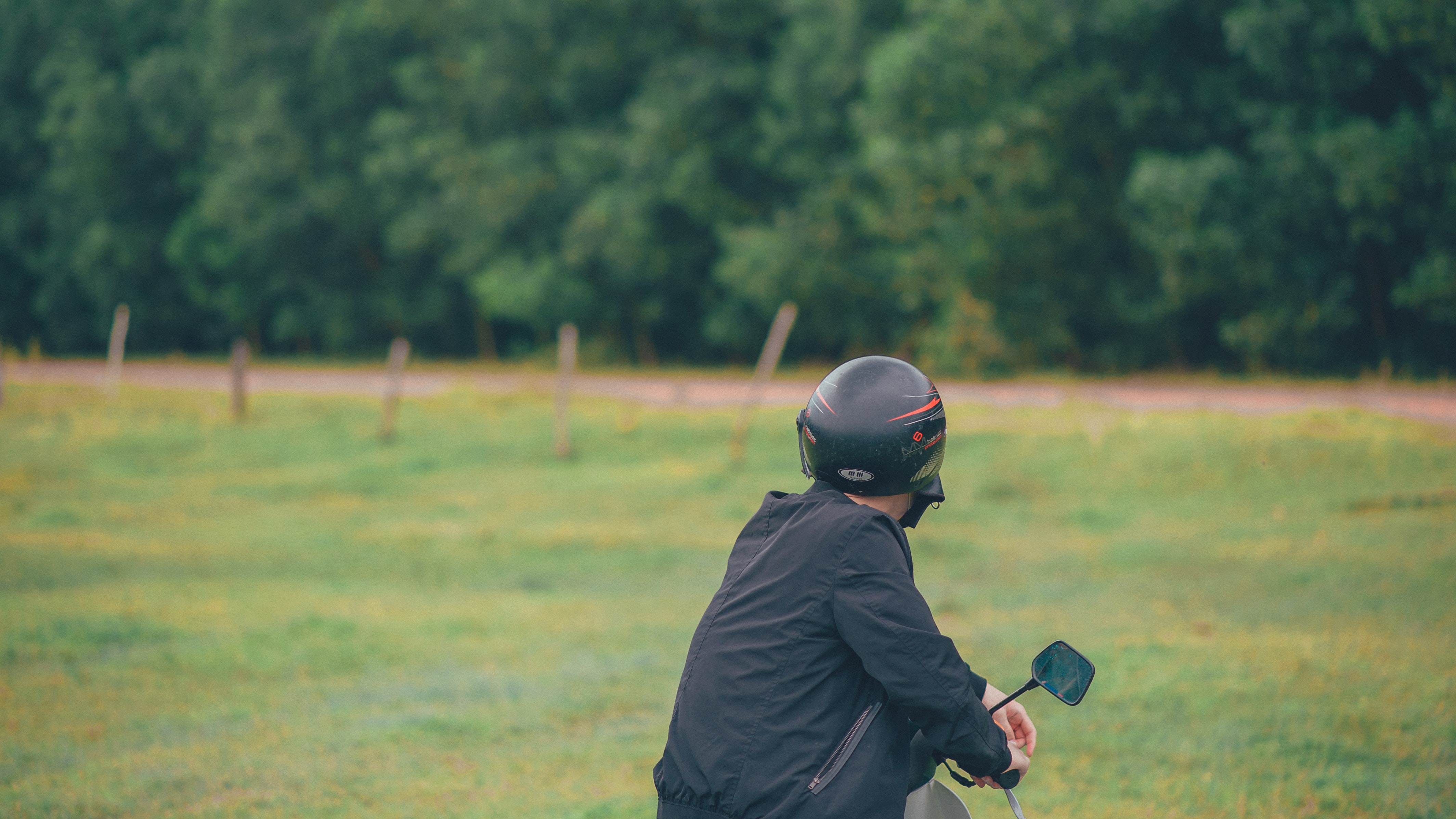Free photo: Photo of a Man Wearing Black Helmet - Blur, Depth of field ...