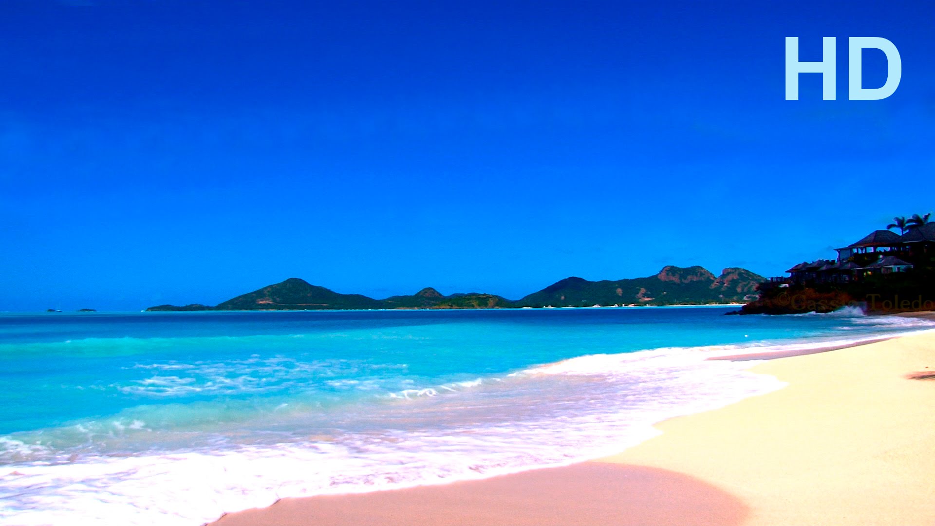 Paradise Beach HD - Relaxing Ocean Sounds - YouTube