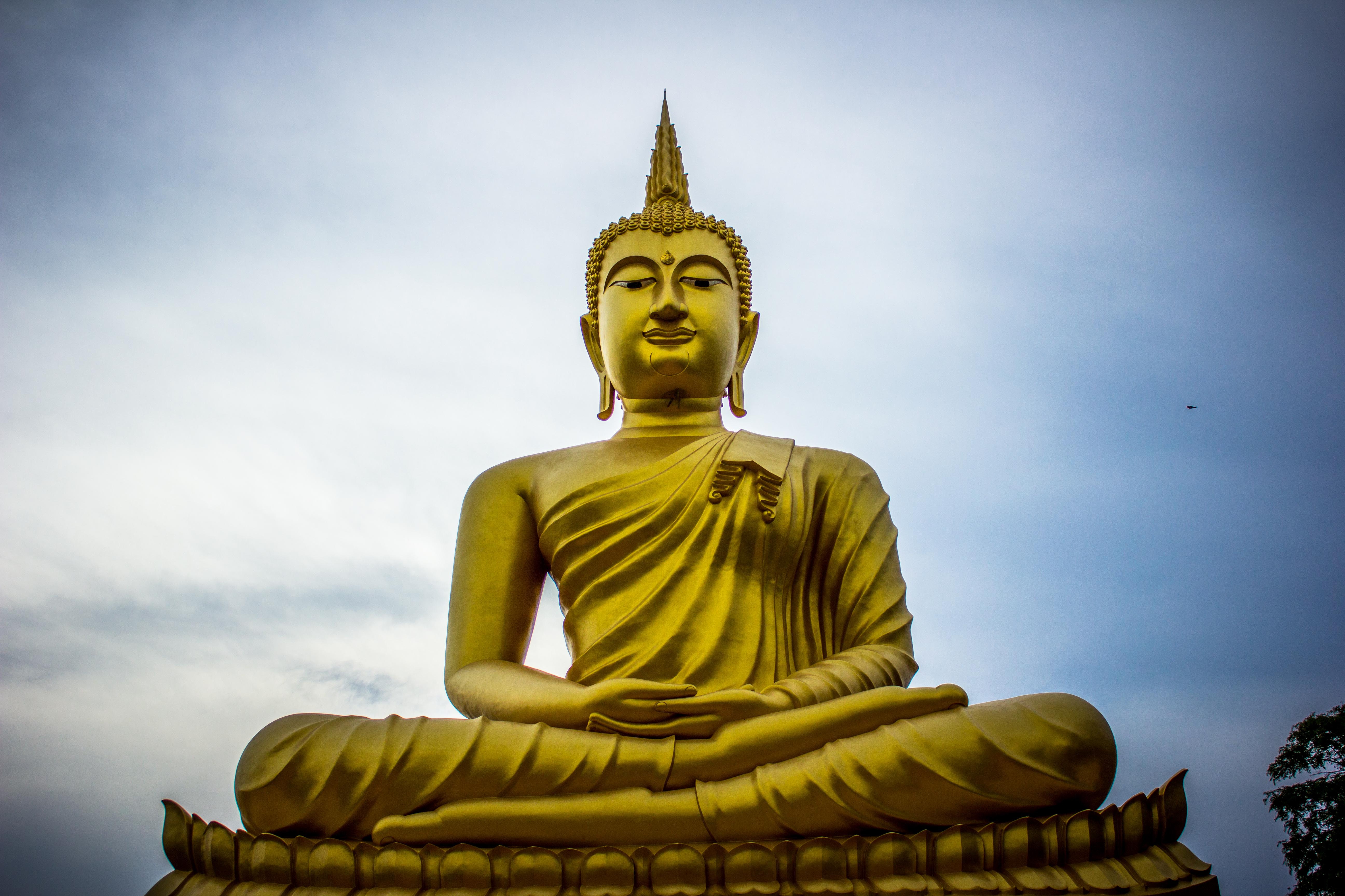 Photo of Golden Gautama Buddha, Art, Tourism, Thailand, Thai, HQ Photo