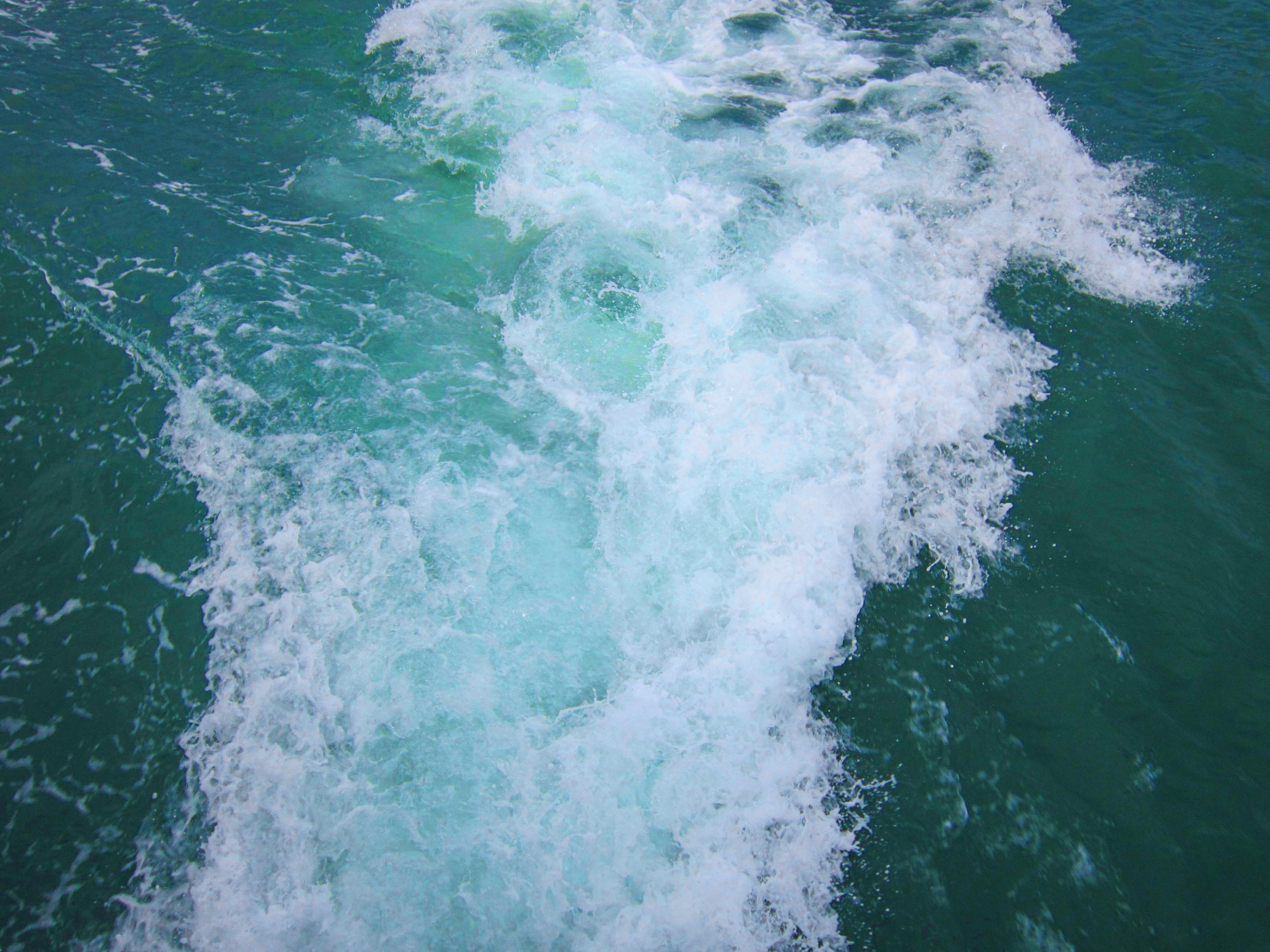 Photo of water passed by a boat